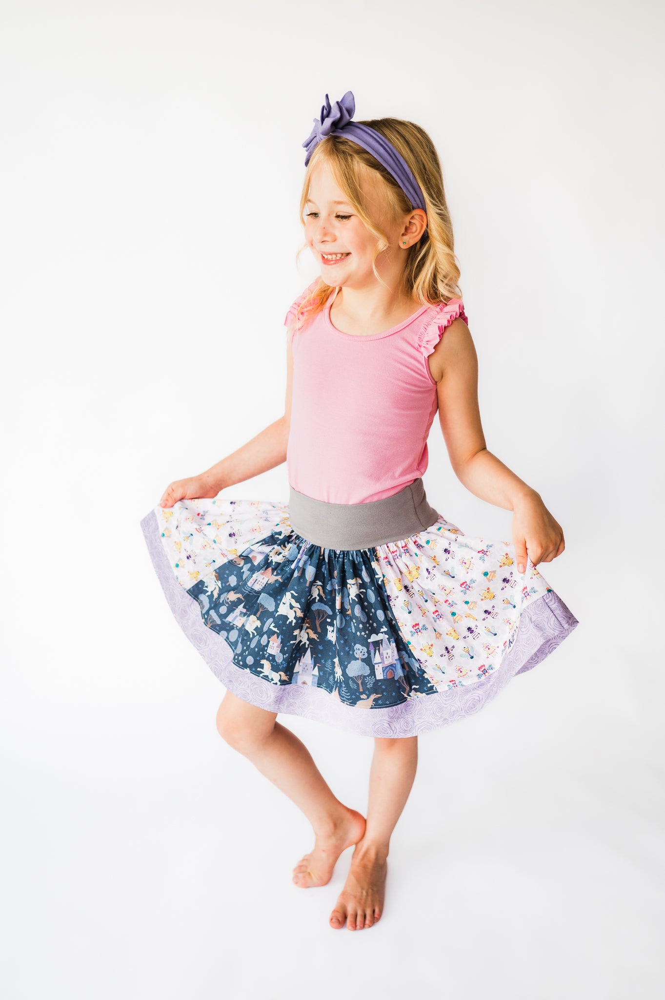 Dragons And Castles Twirl Skirt