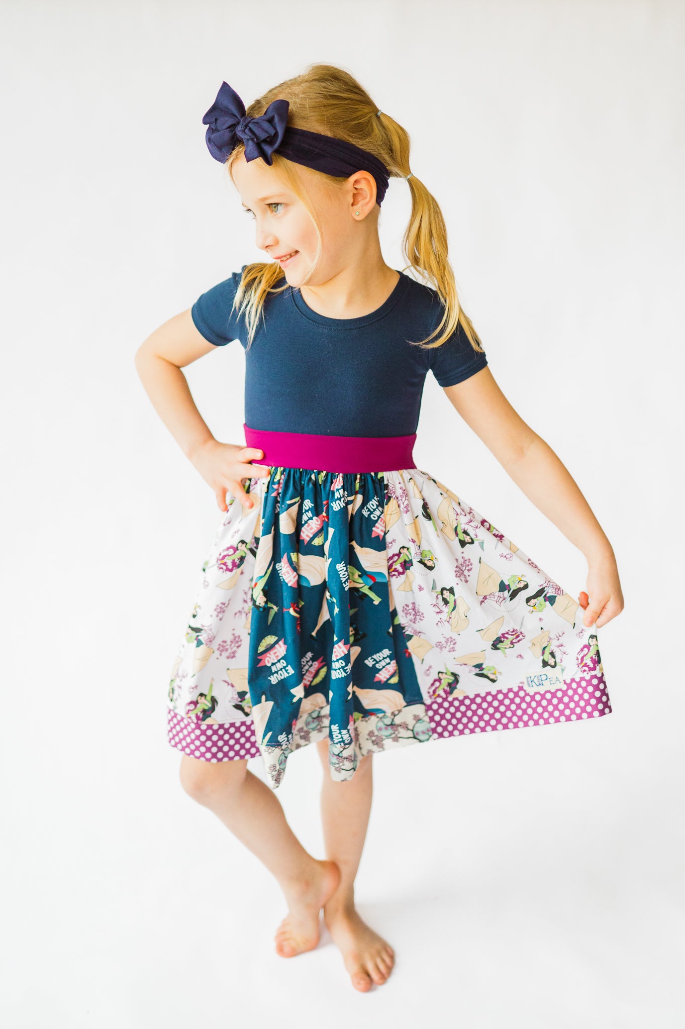 Mulan cap sleeve Dress (ships in two weeks)