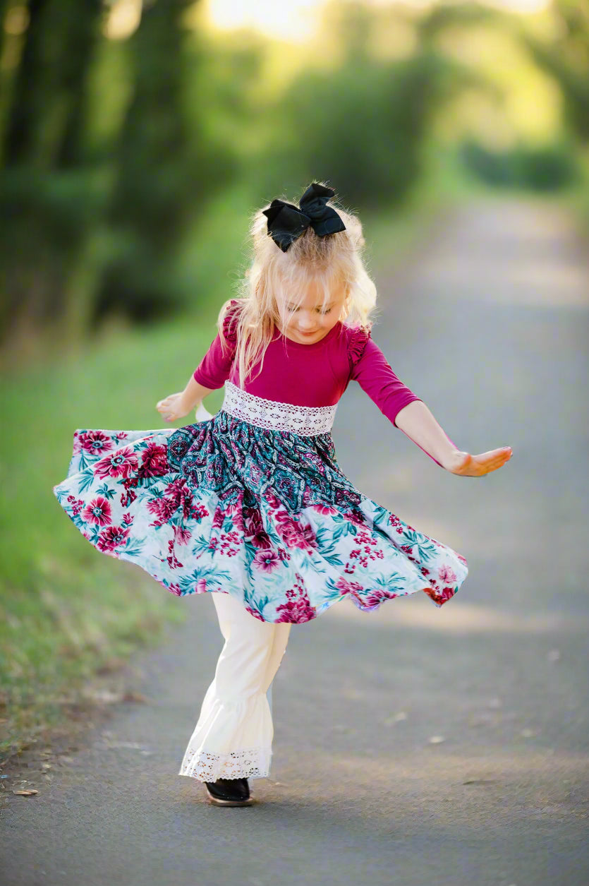 Lenten Rose Tier dress