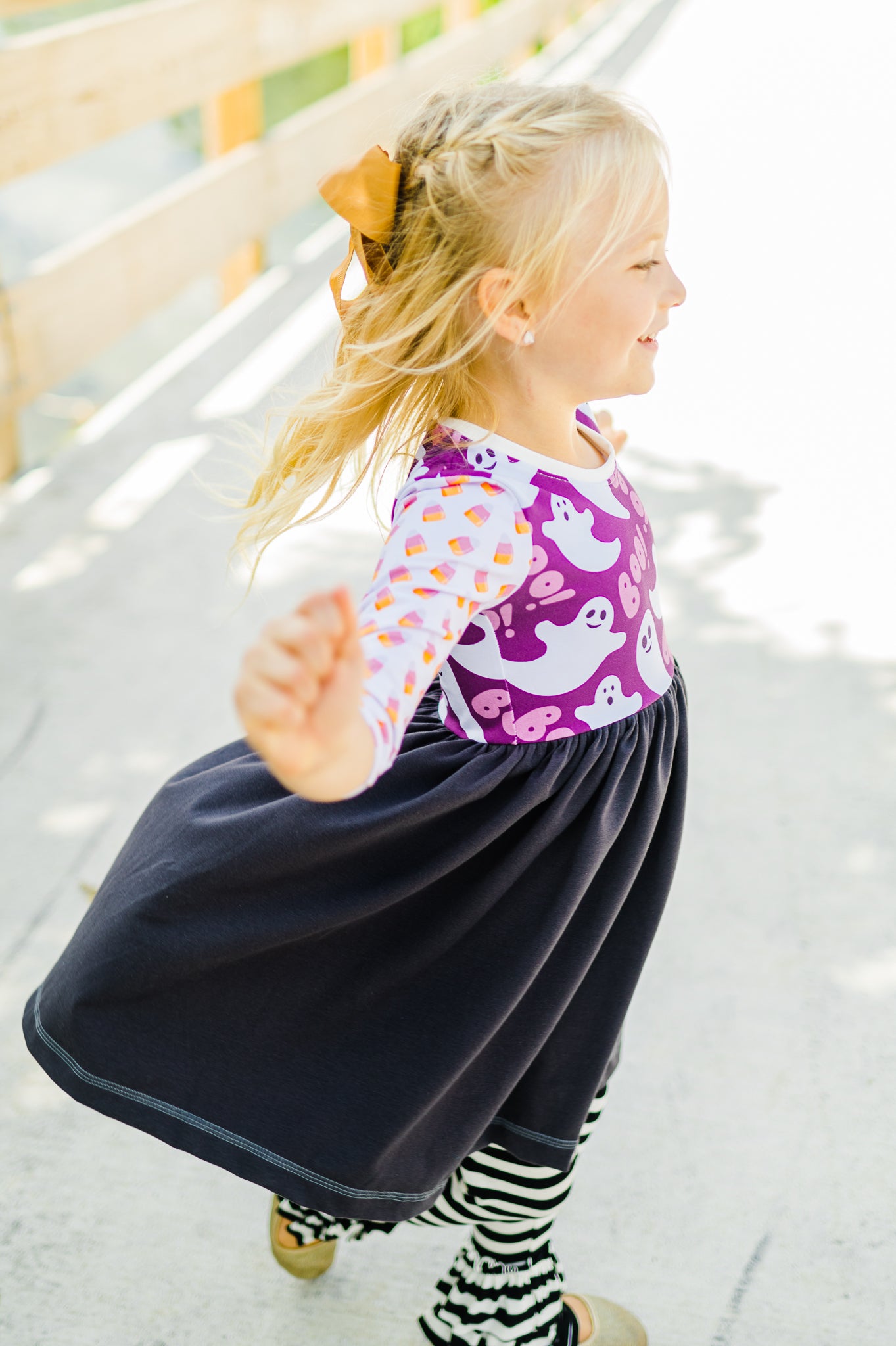 Friendly Ghost 3/4 Lap Dress (ships in 2 weeks)