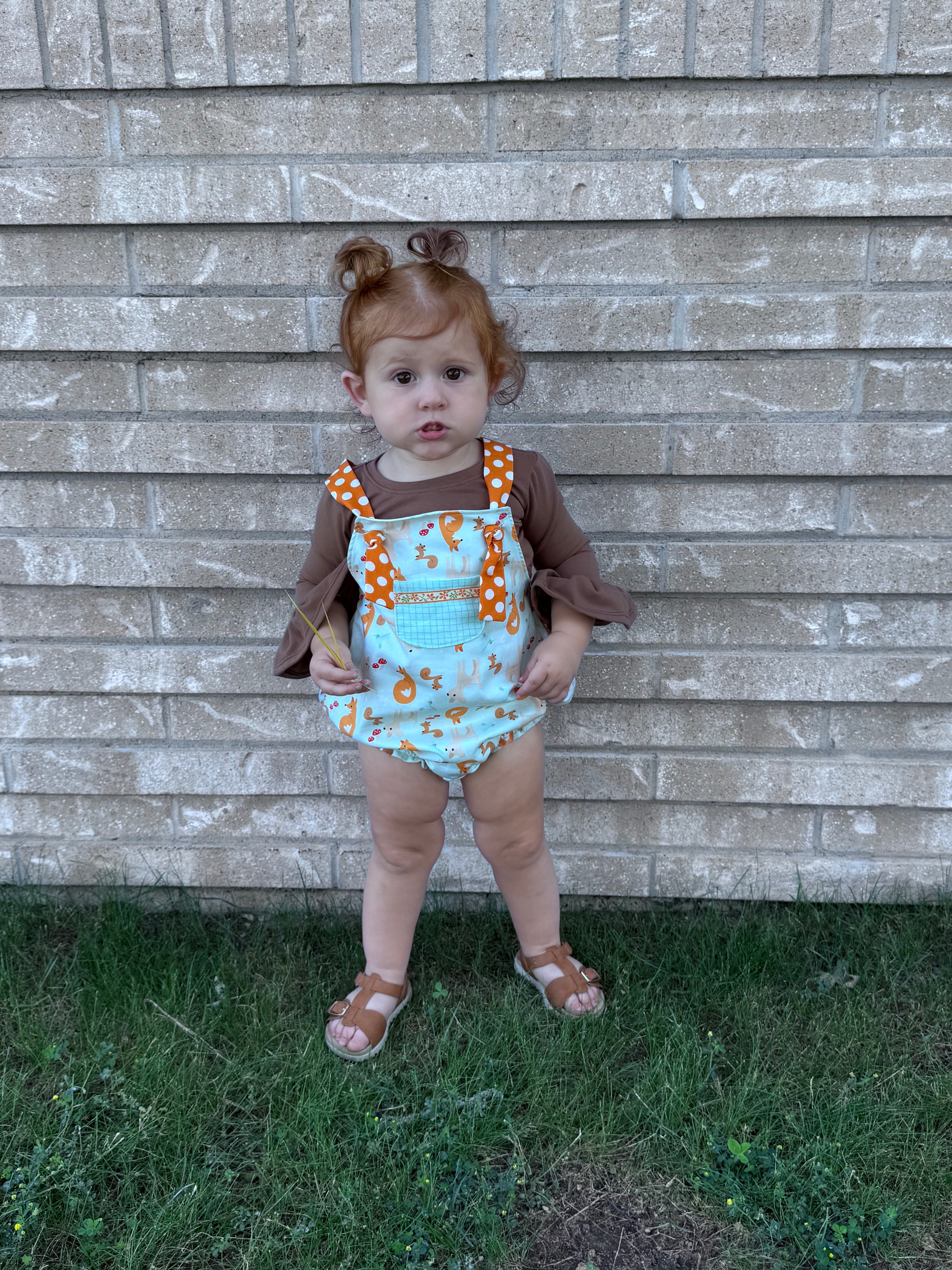 Clever Little Fox Romper (ships in two weeks)