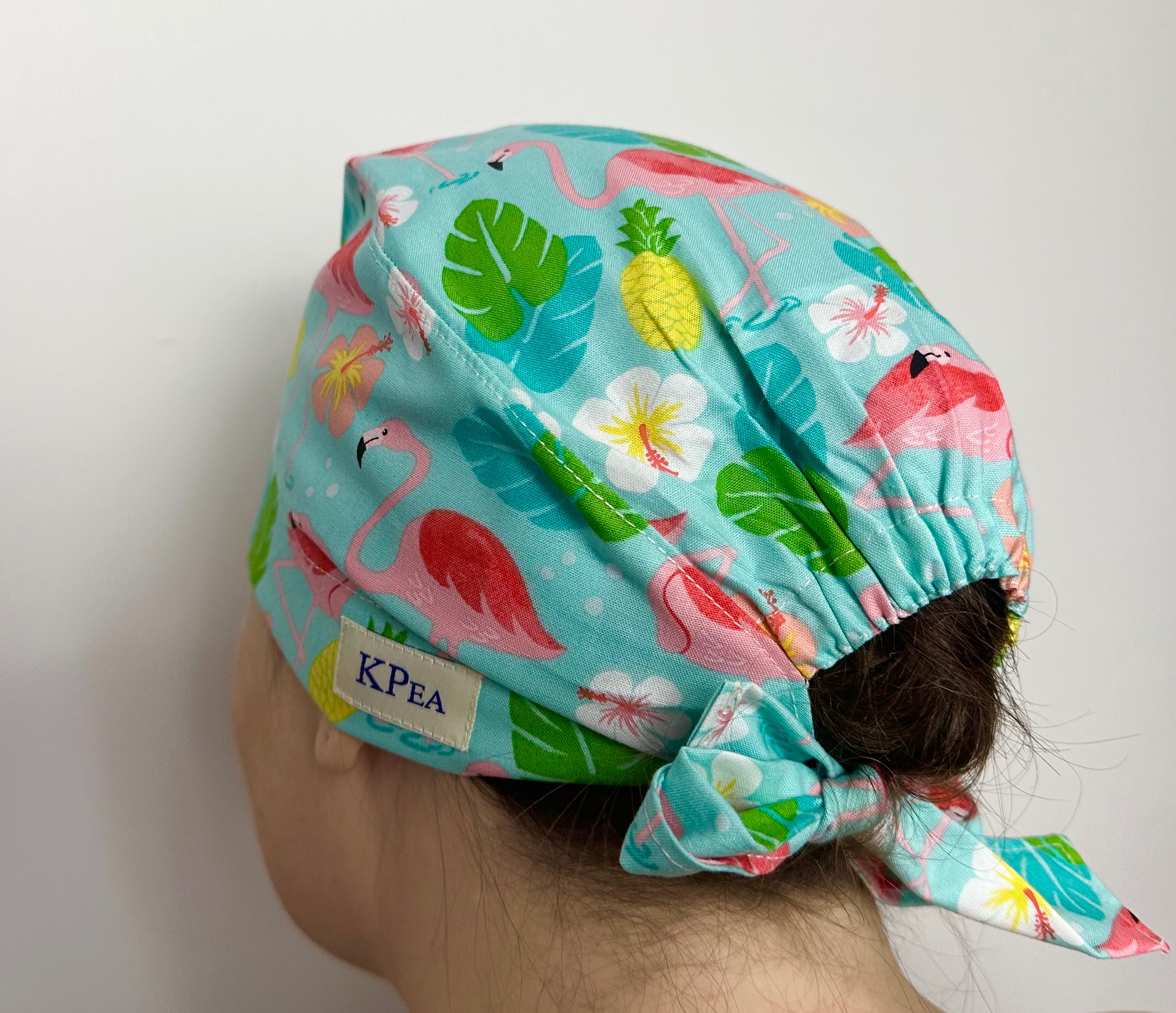 Florida Scrub Cap Tie Back or Bouffant Style