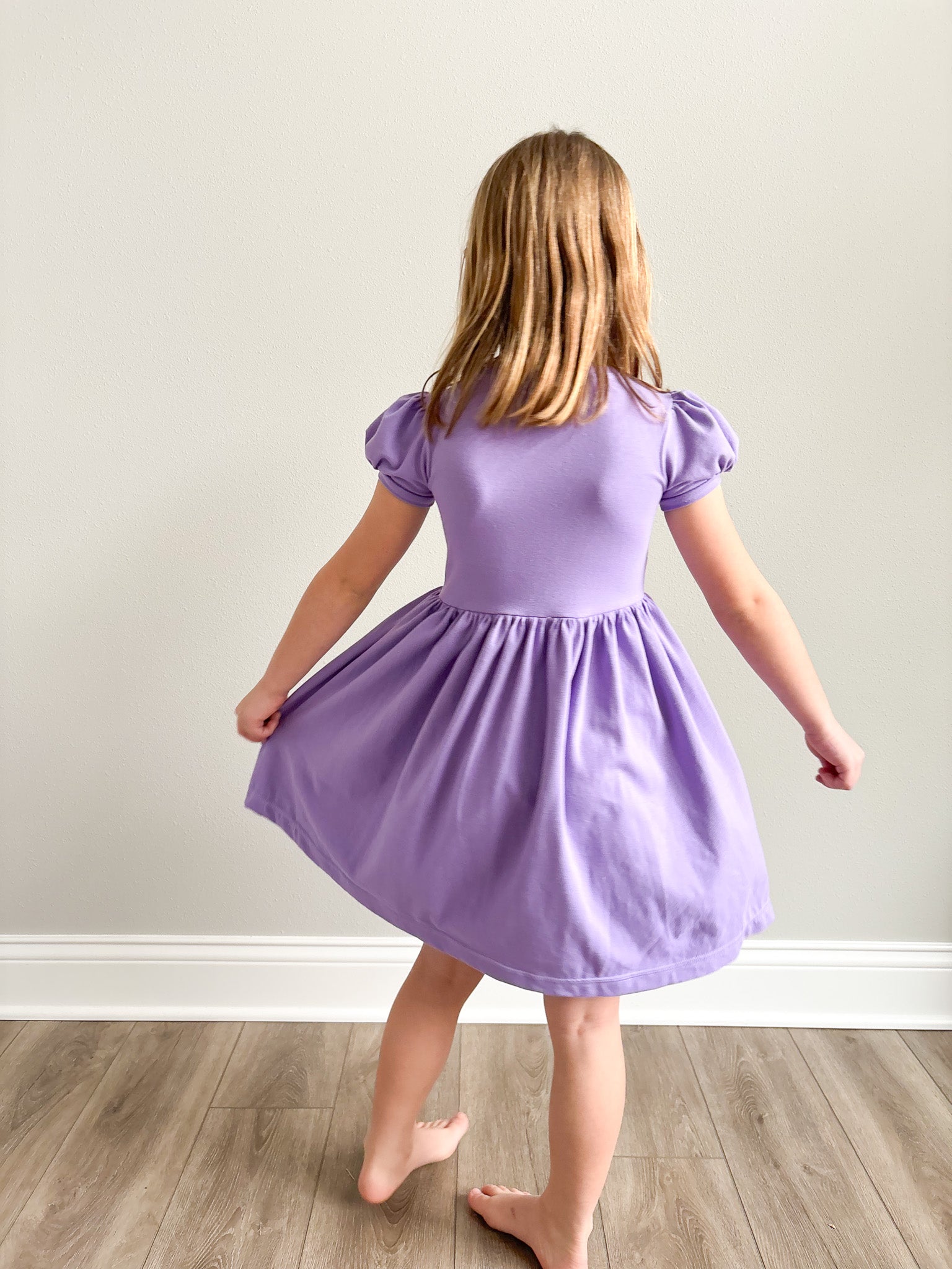 Rapunzel Puff Sleeve Lap Dress (SHIPS IN 2 WEEKS)