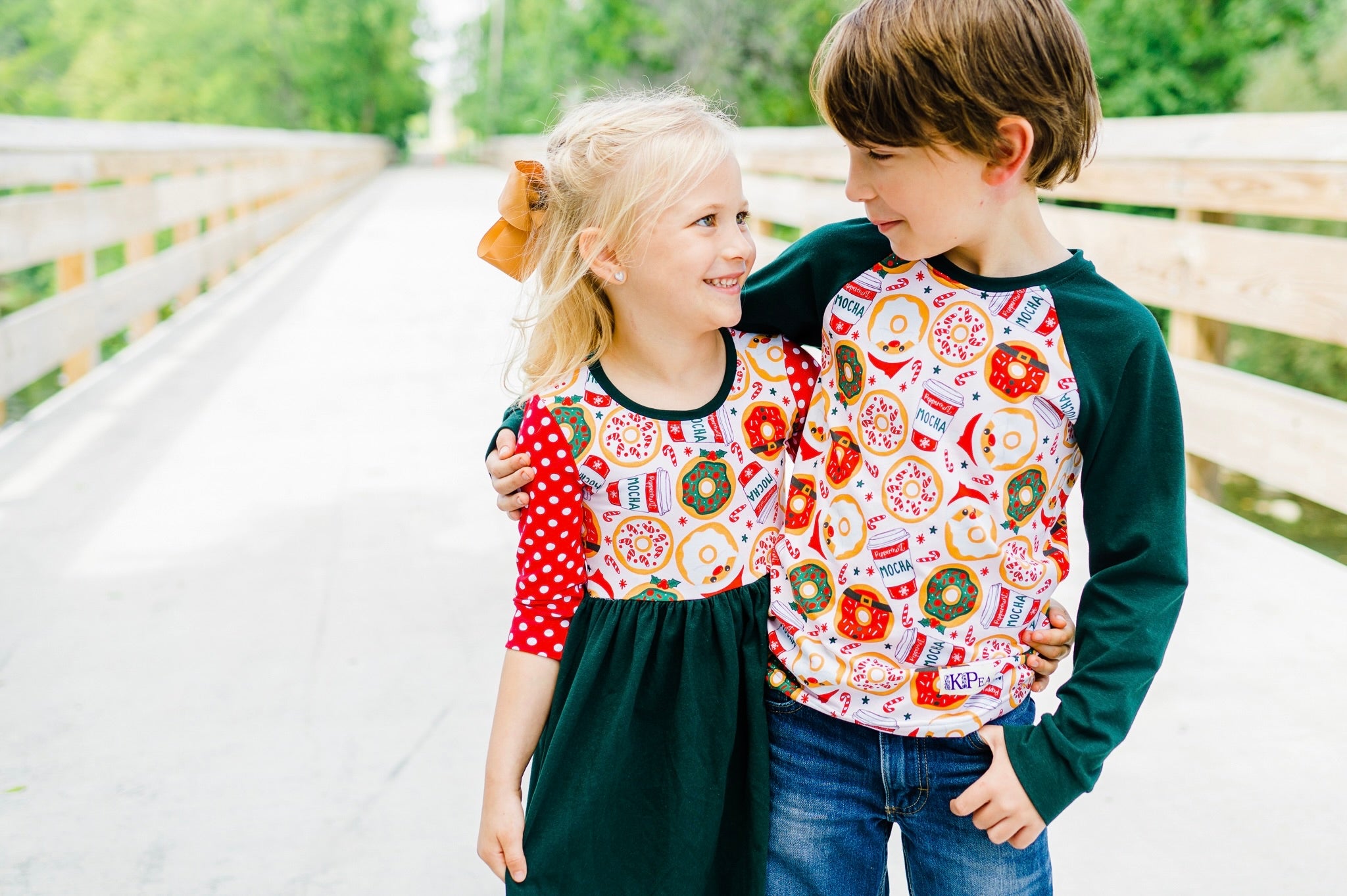 Christmas Treats 3/4 sleeve Lap Dress (ships in 2 weeks)