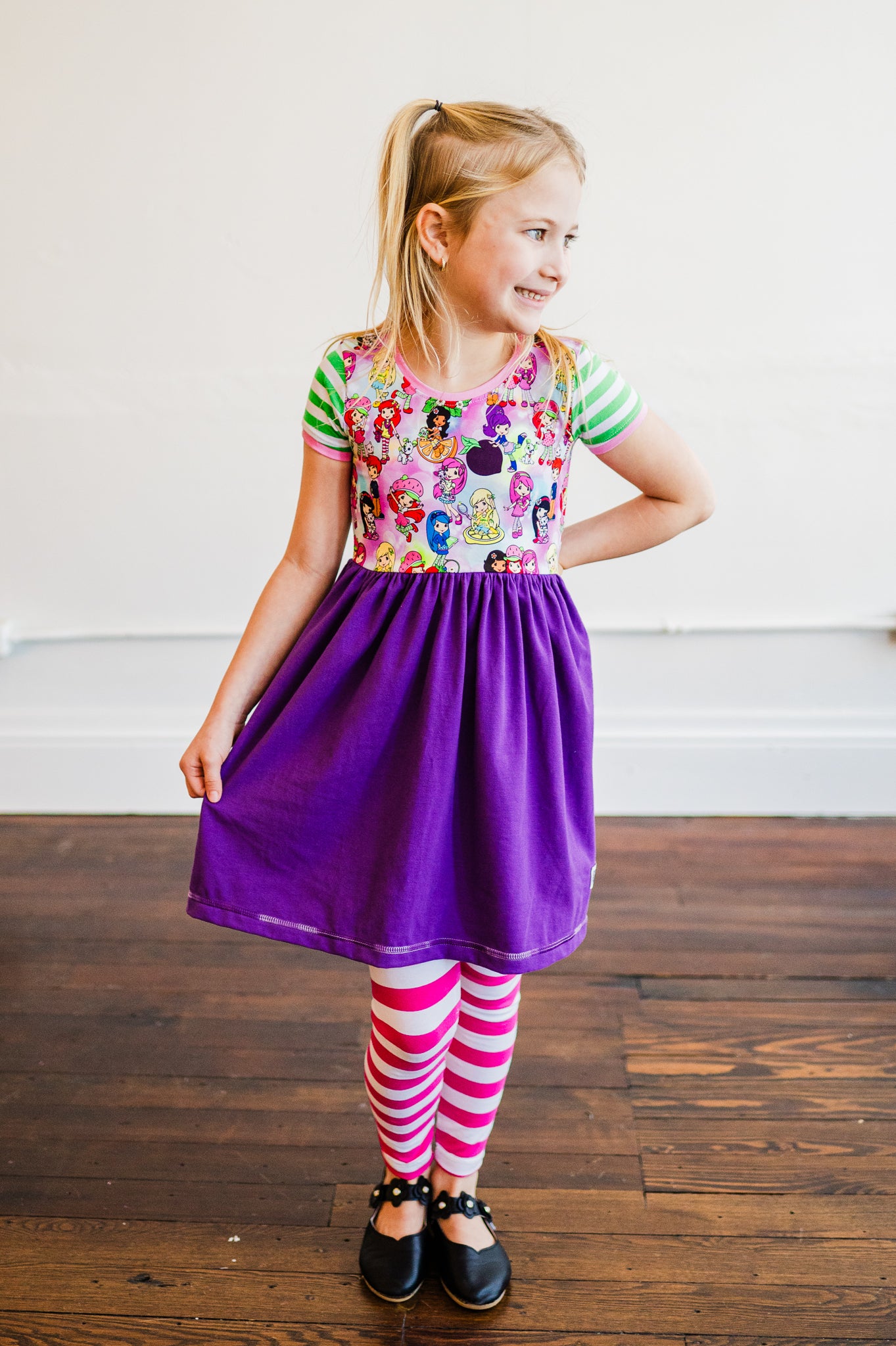 Strawberry Cap Lap Dress (ships in 2 weeks)