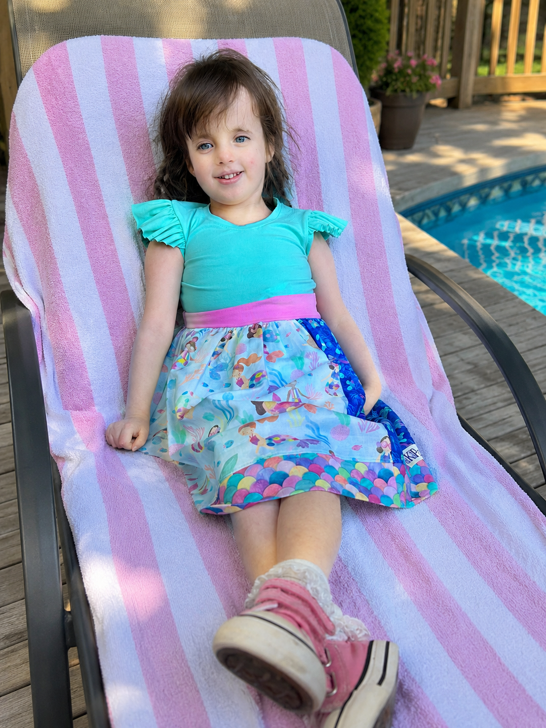 Tail of the Sea Flutter Twirl dress