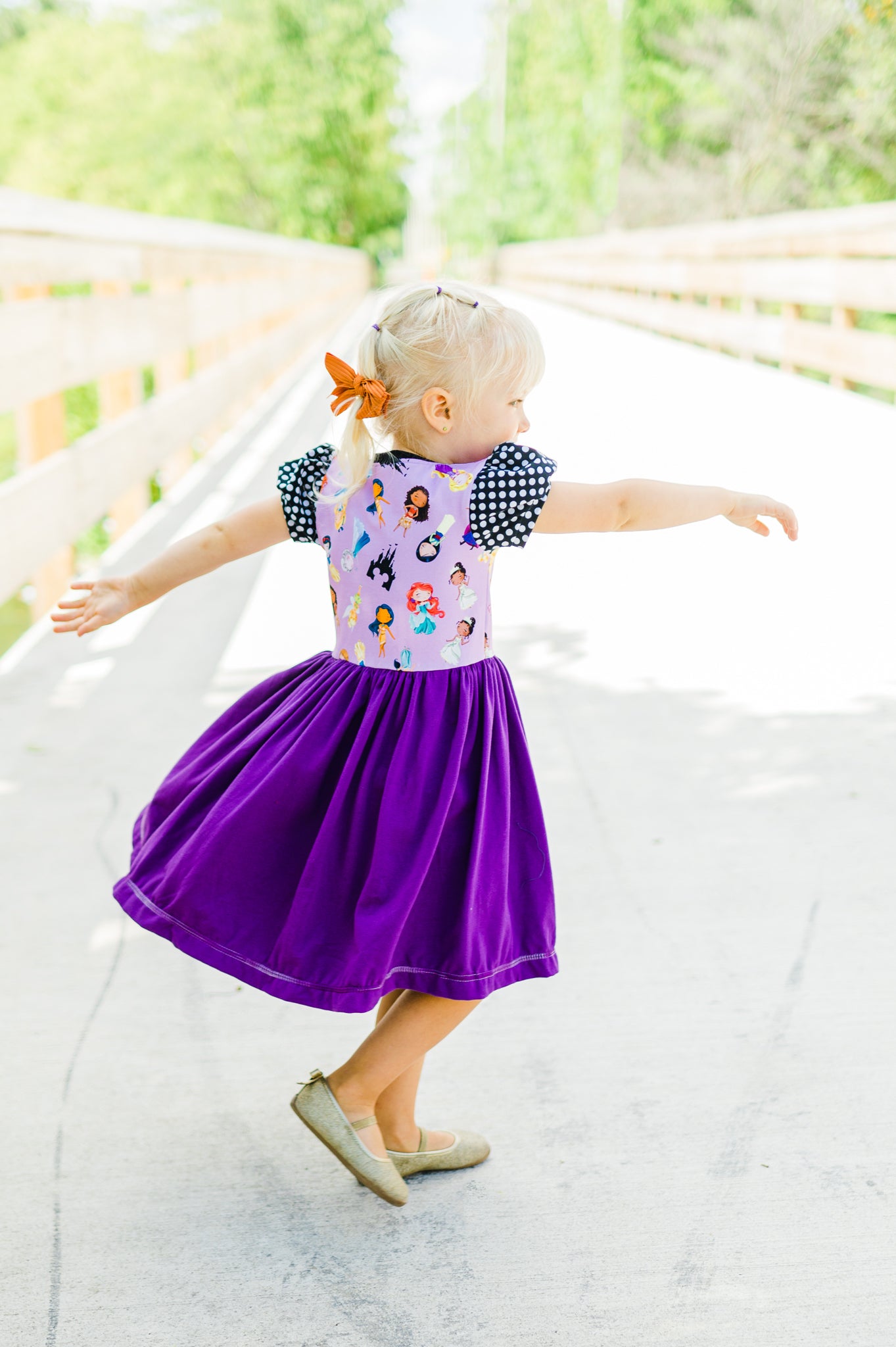 Royal Puff Lap Dress
