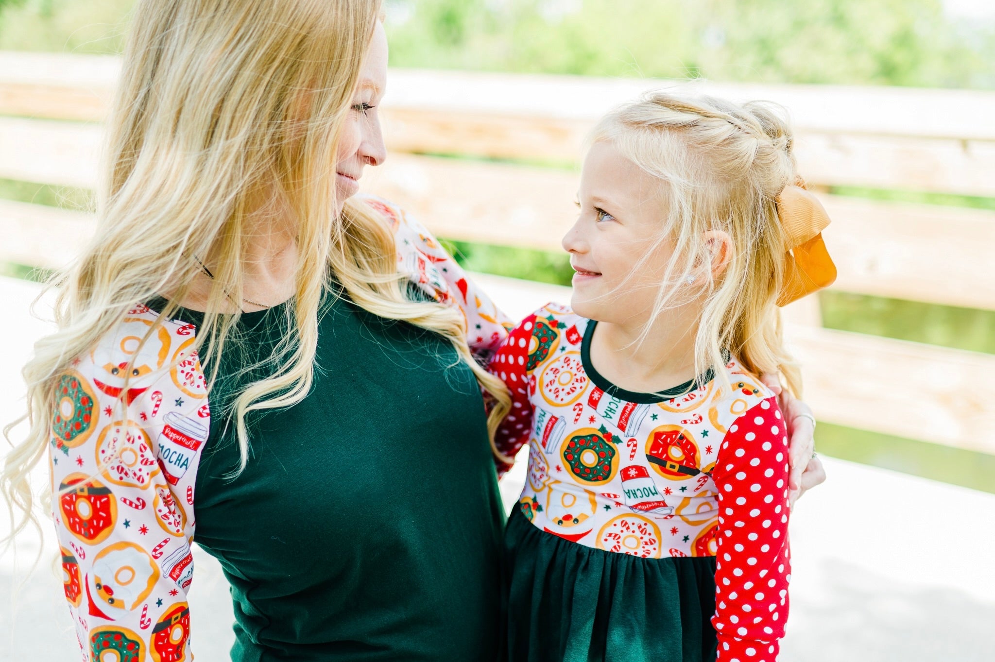Christmas Treats 3/4 sleeve Lap Dress (ships in 2 weeks)