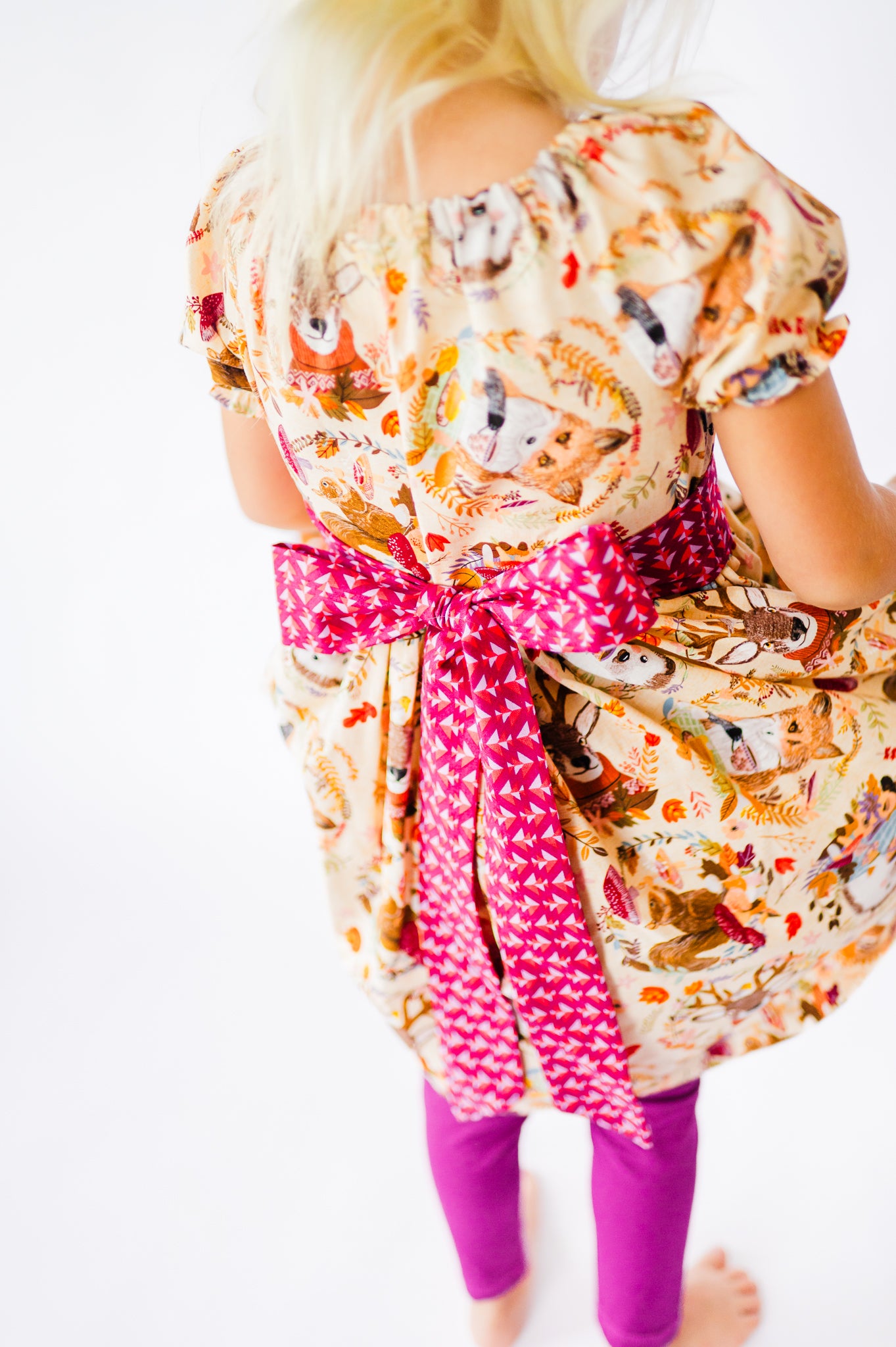 Hedgehog and Friends Peasant Dress