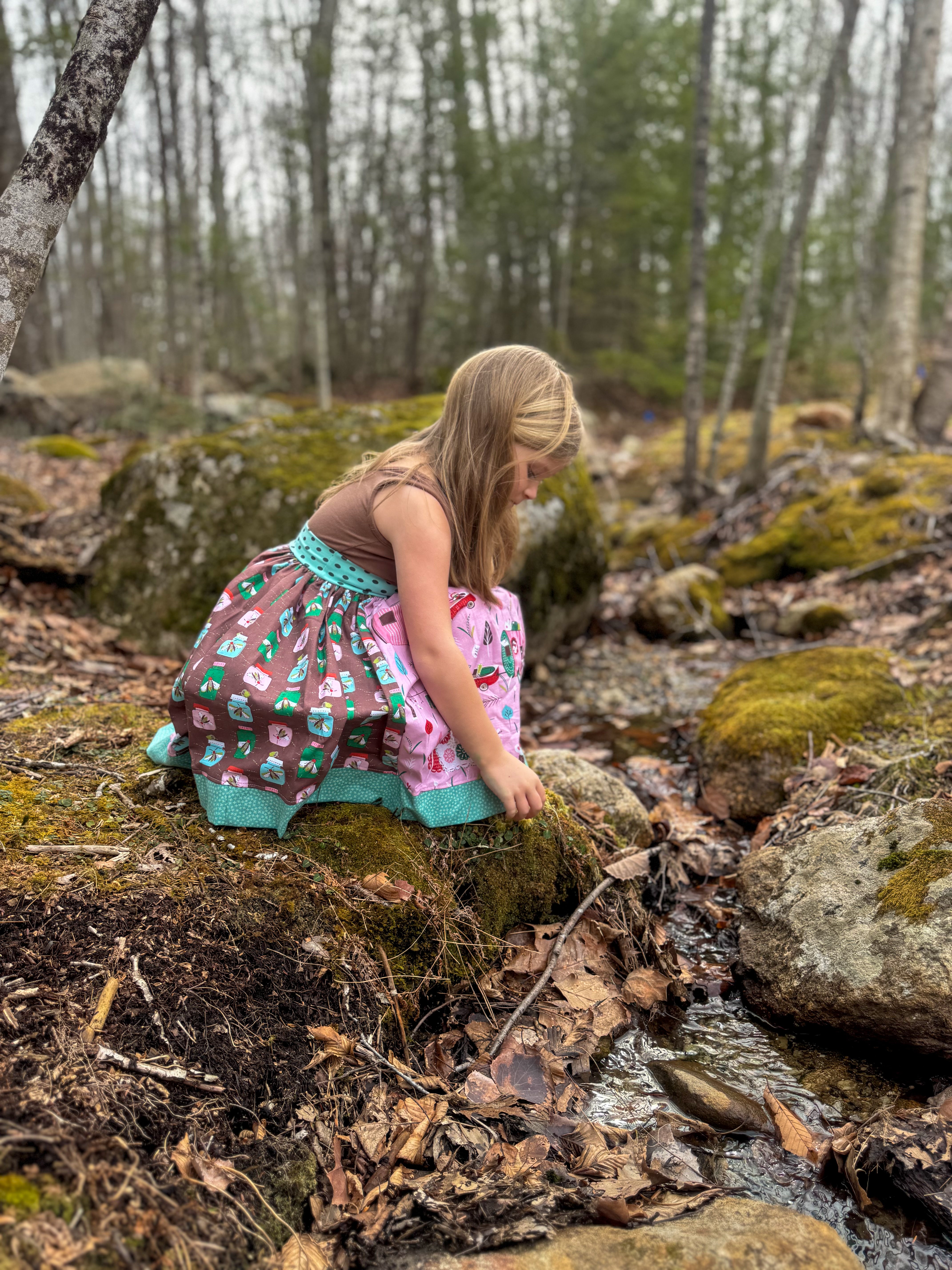 Summer In A Bottle wide strap tank dress