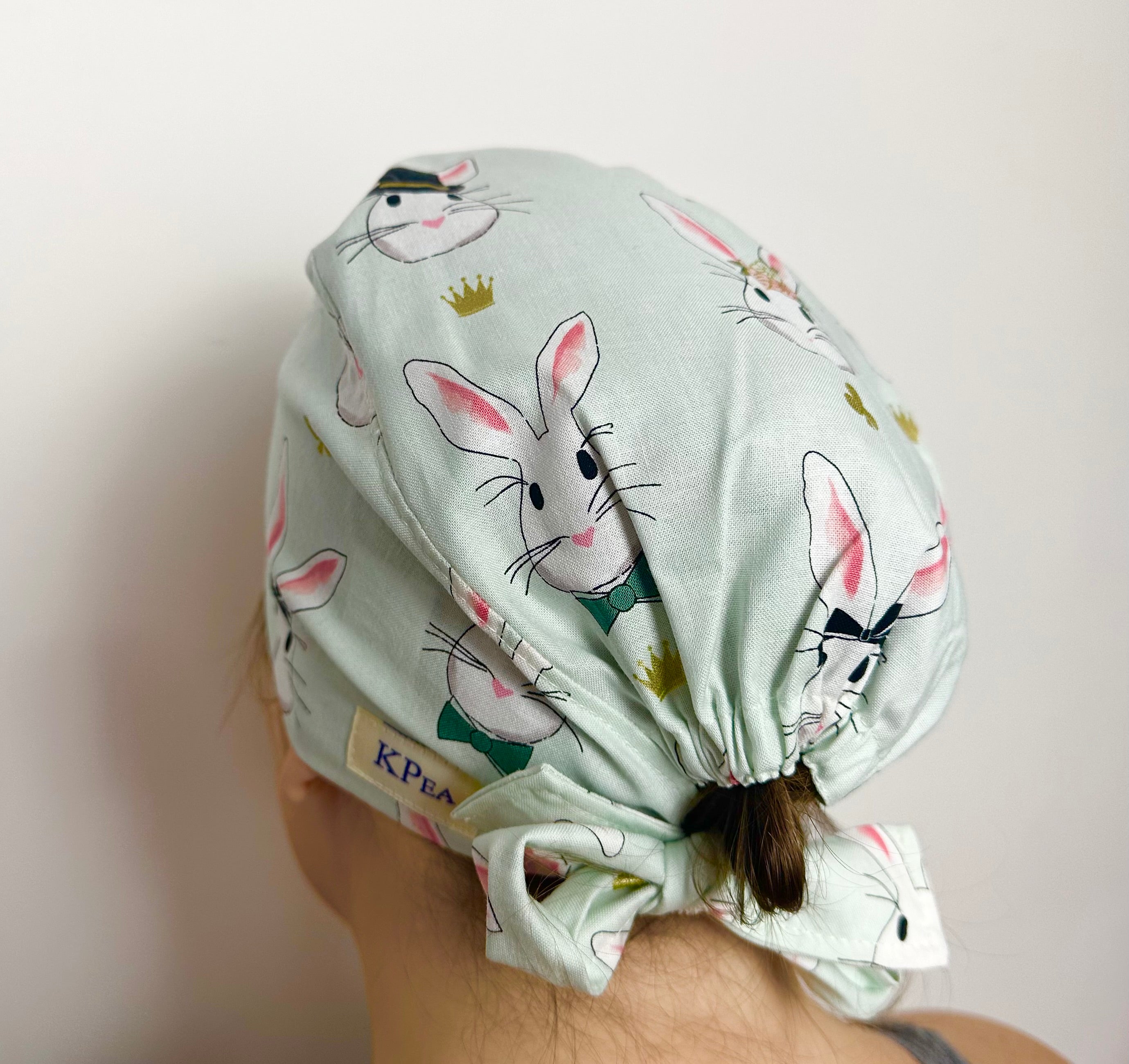 Hoppy Life Scrub Cap Tie Back or Bouffant Style