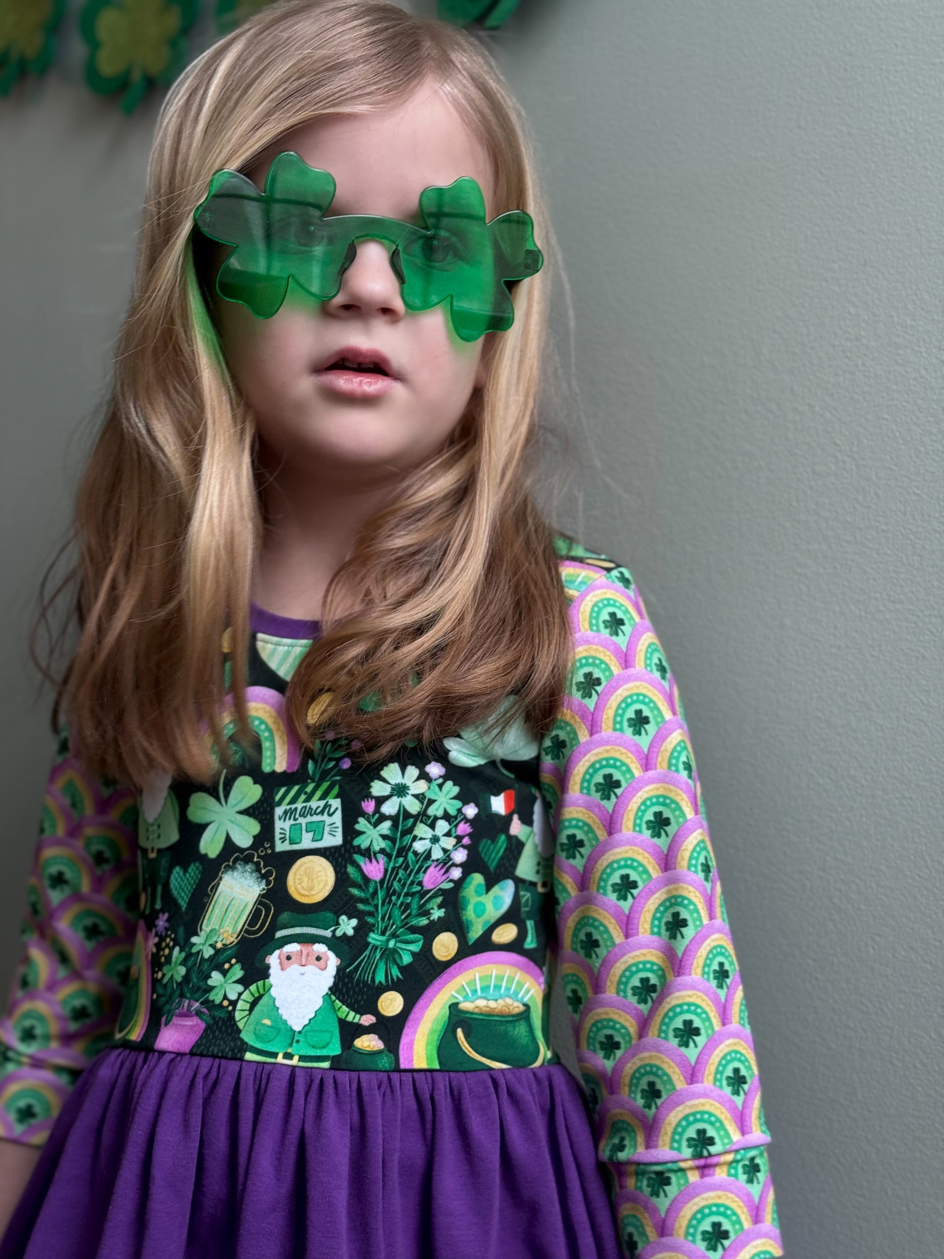 Lucky You 3/4 Sleeve Lap Dress (ships in 2 weeks)