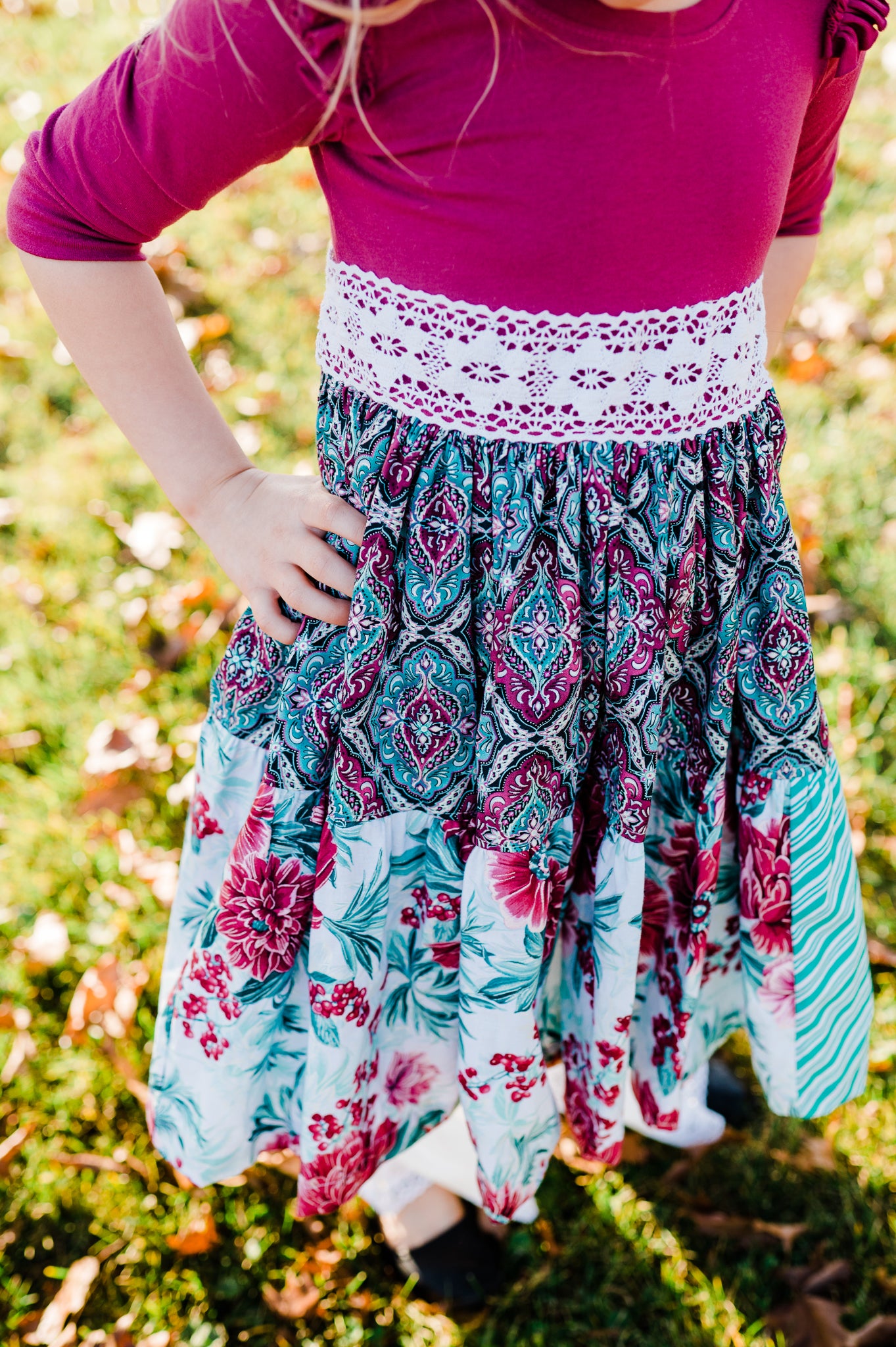 Lenten Rose Tier dress