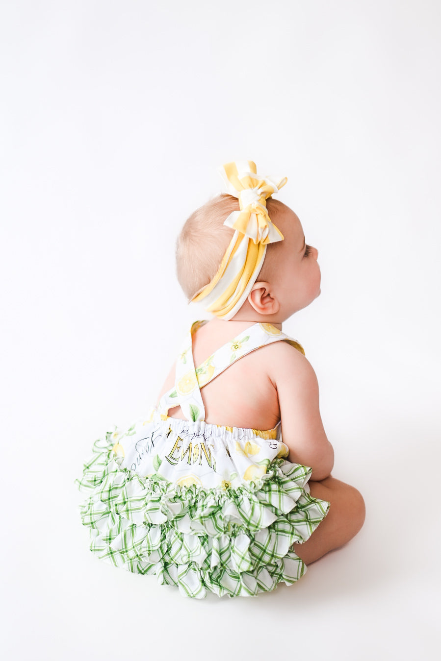 Lemon Pie Bubble Romper