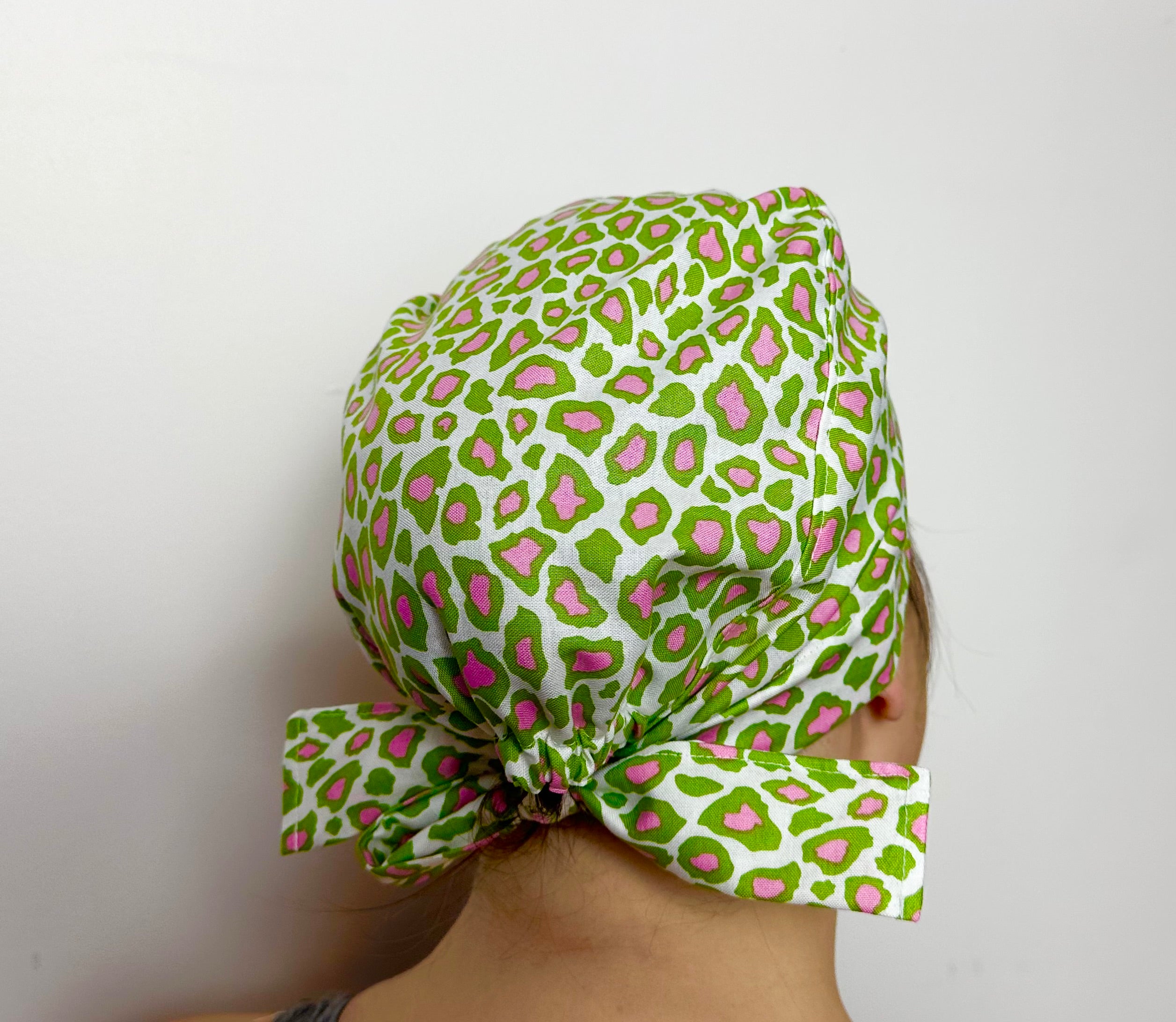 Wild Cat Scrub Cap Tie Back or Bouffant Style