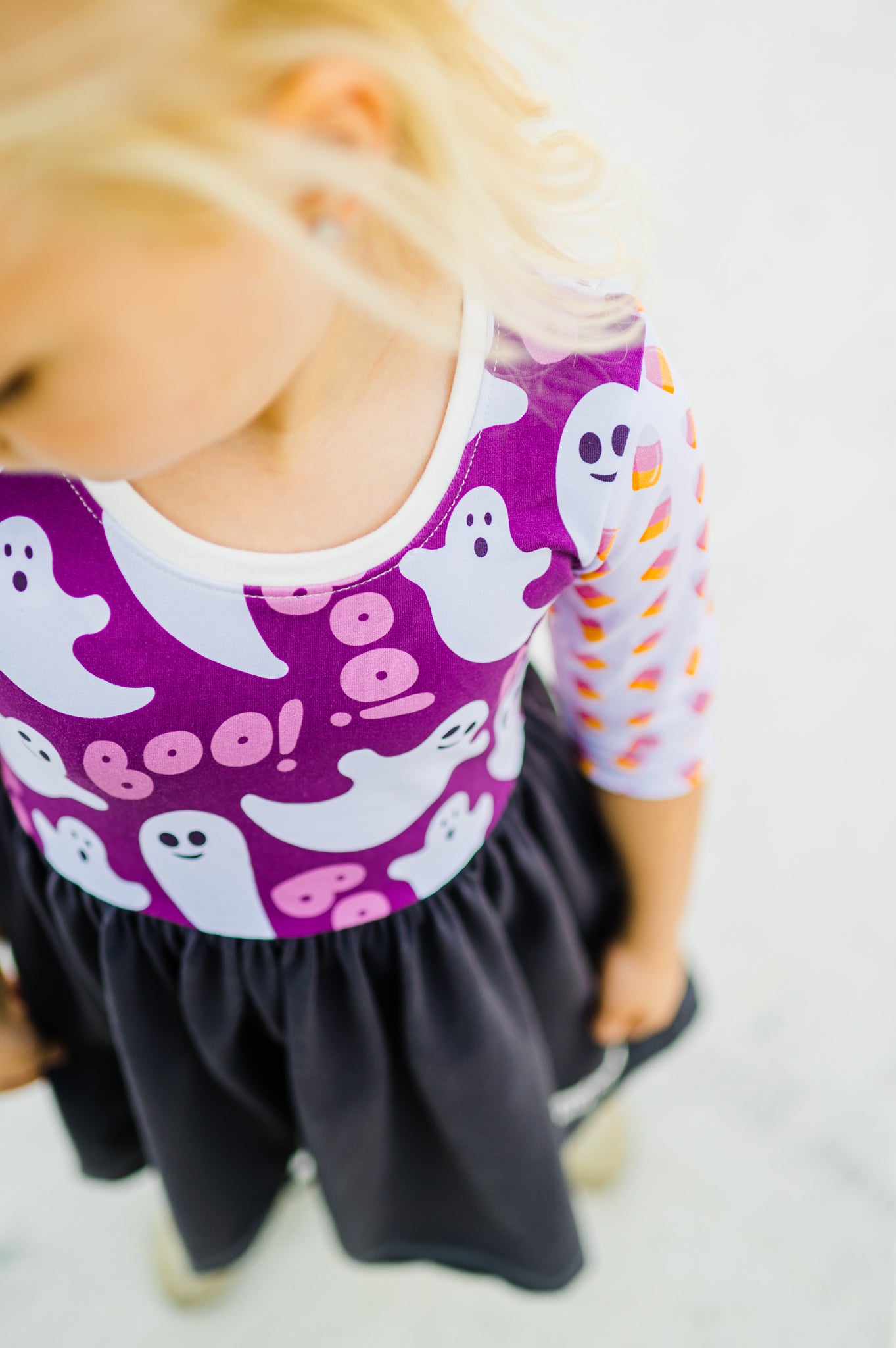 Friendly Ghost 3/4 Lap Dress (ships in 2 weeks)