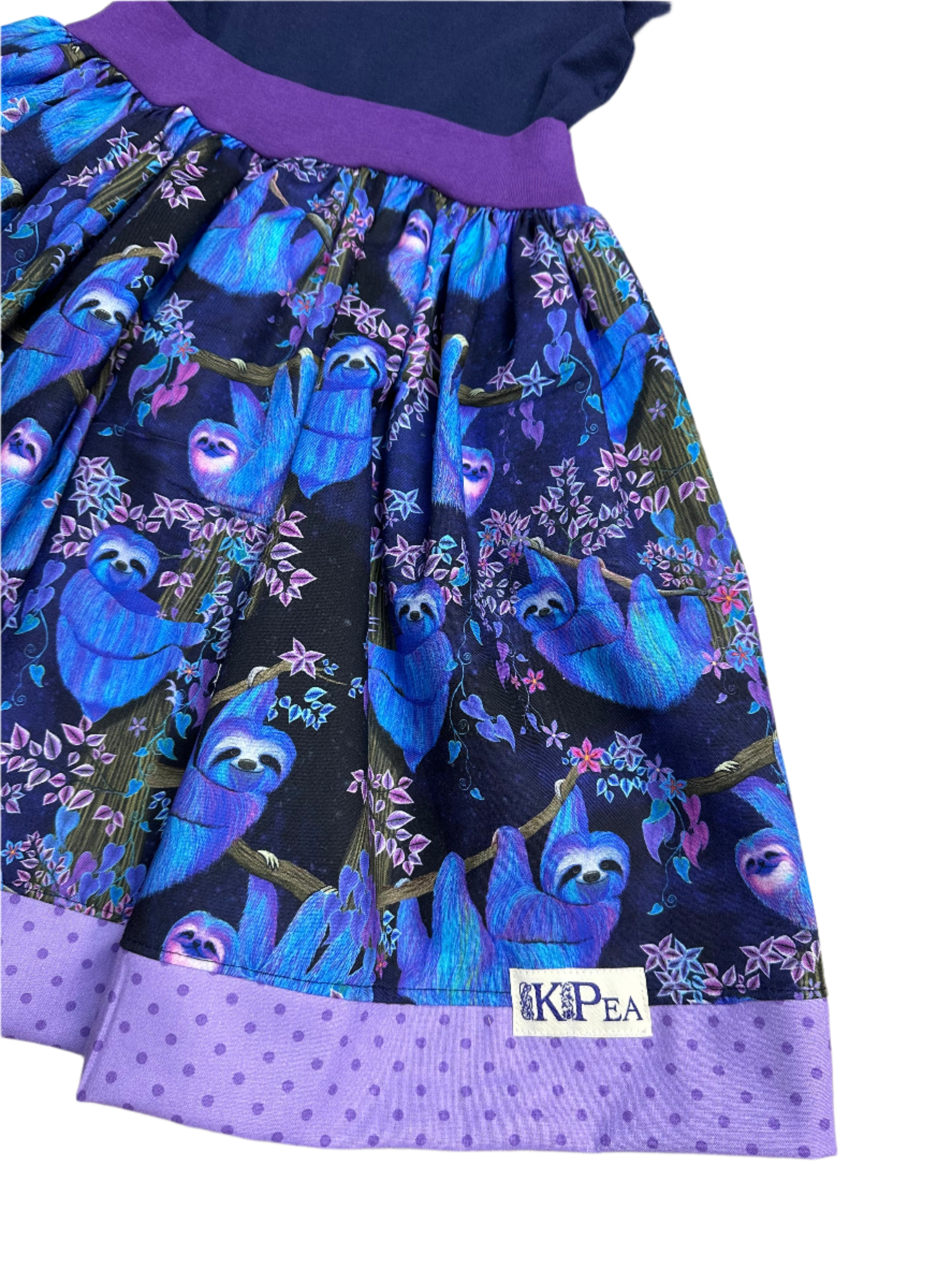 Slothfully Yours Twirl Dress (Ships in 2 Weeks)