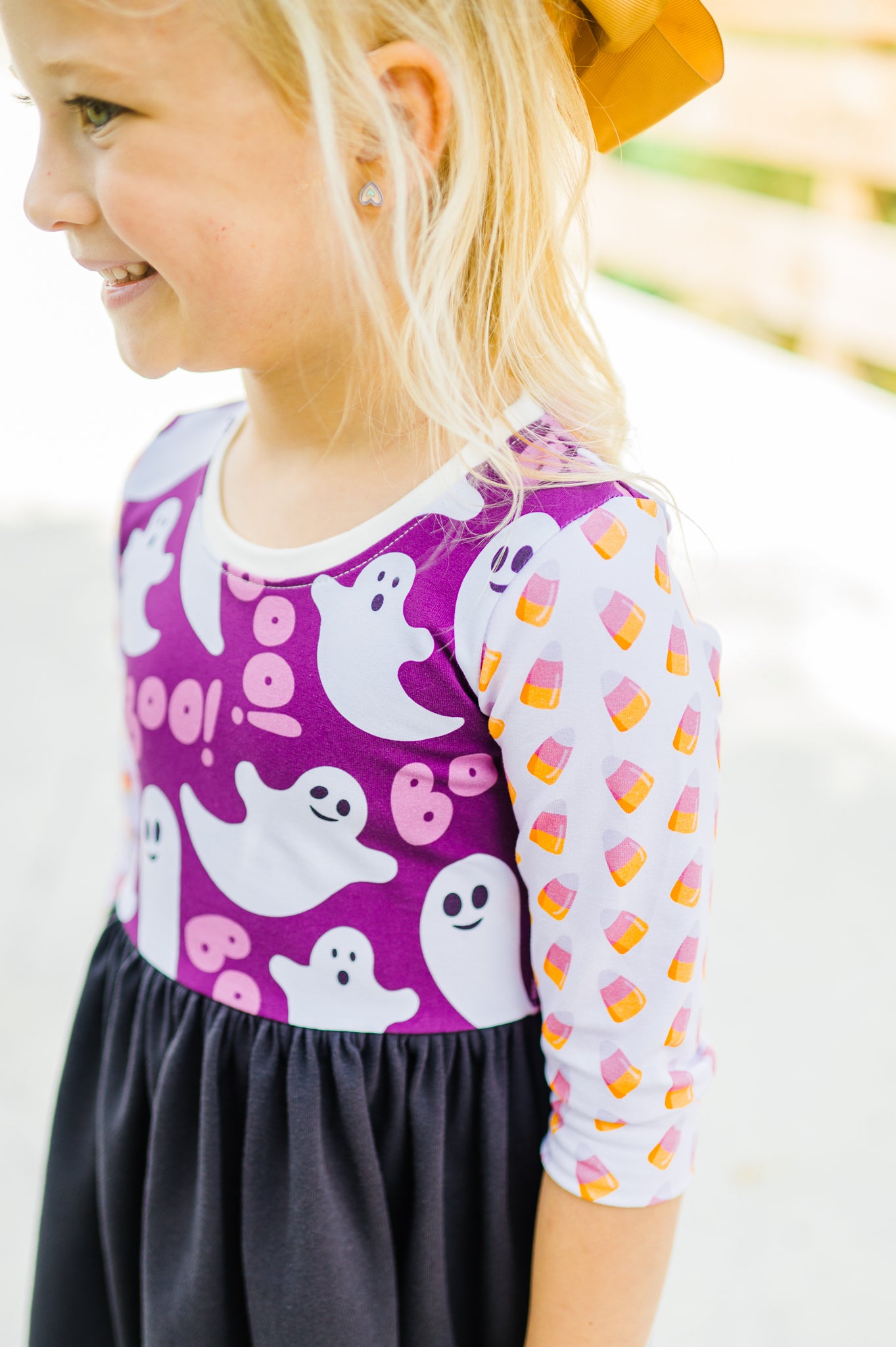 Friendly Ghost 3/4 Lap Dress (ships in 2 weeks)