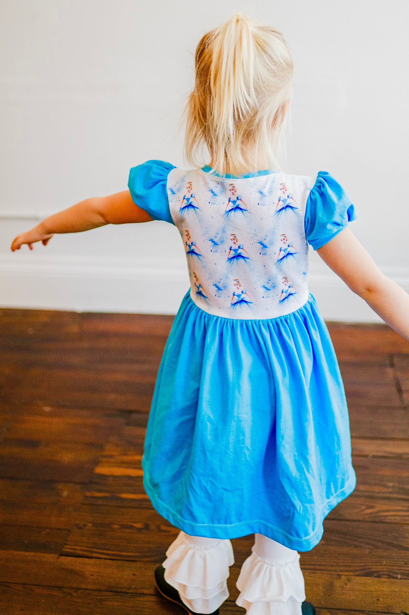 Cinderella Puff Sleeve Lap Dress (ships in 2 weeks)