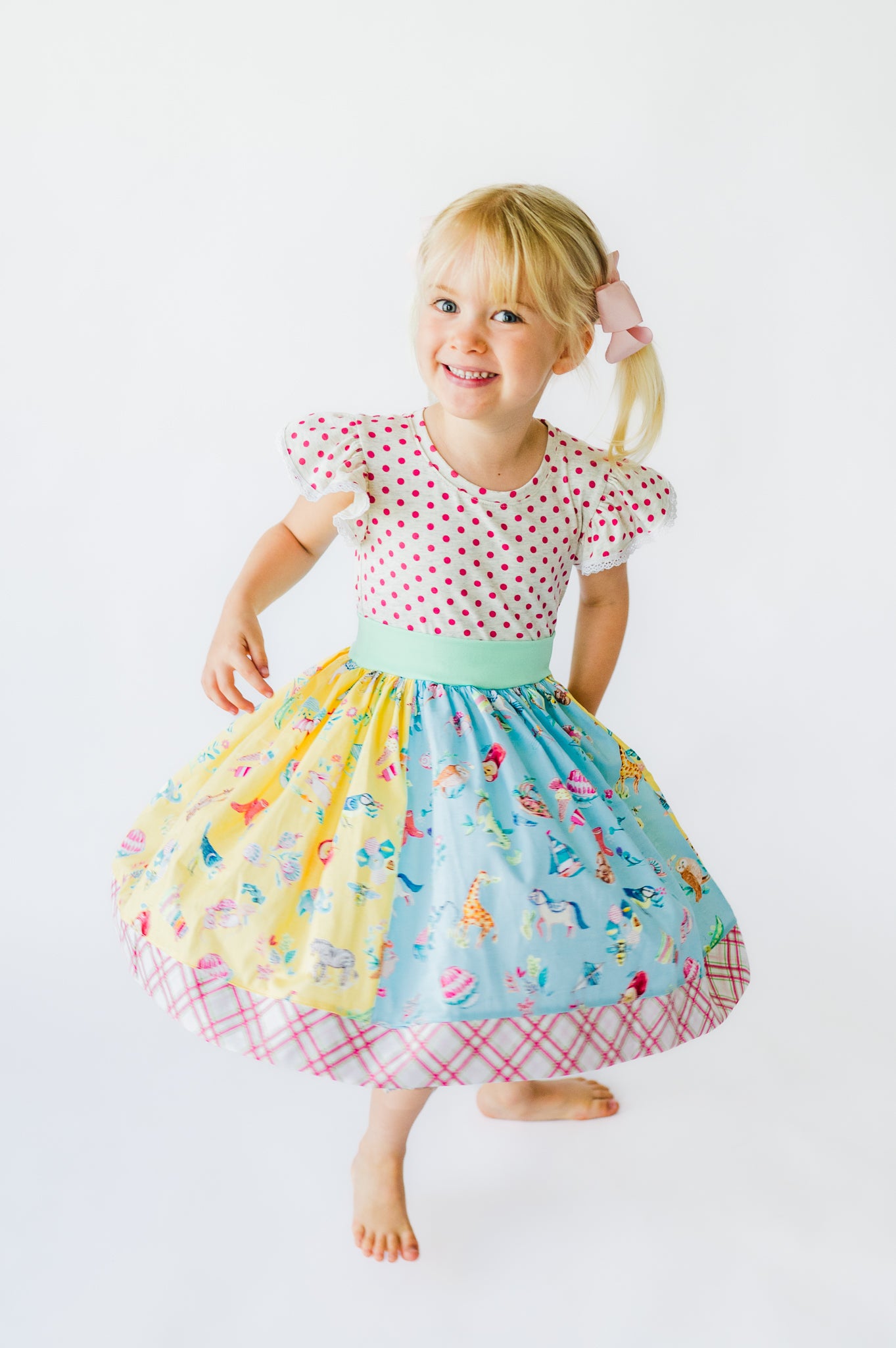 Vintage Toys Petal Sleeve Twirl Dress (ships in 2 weeks)
