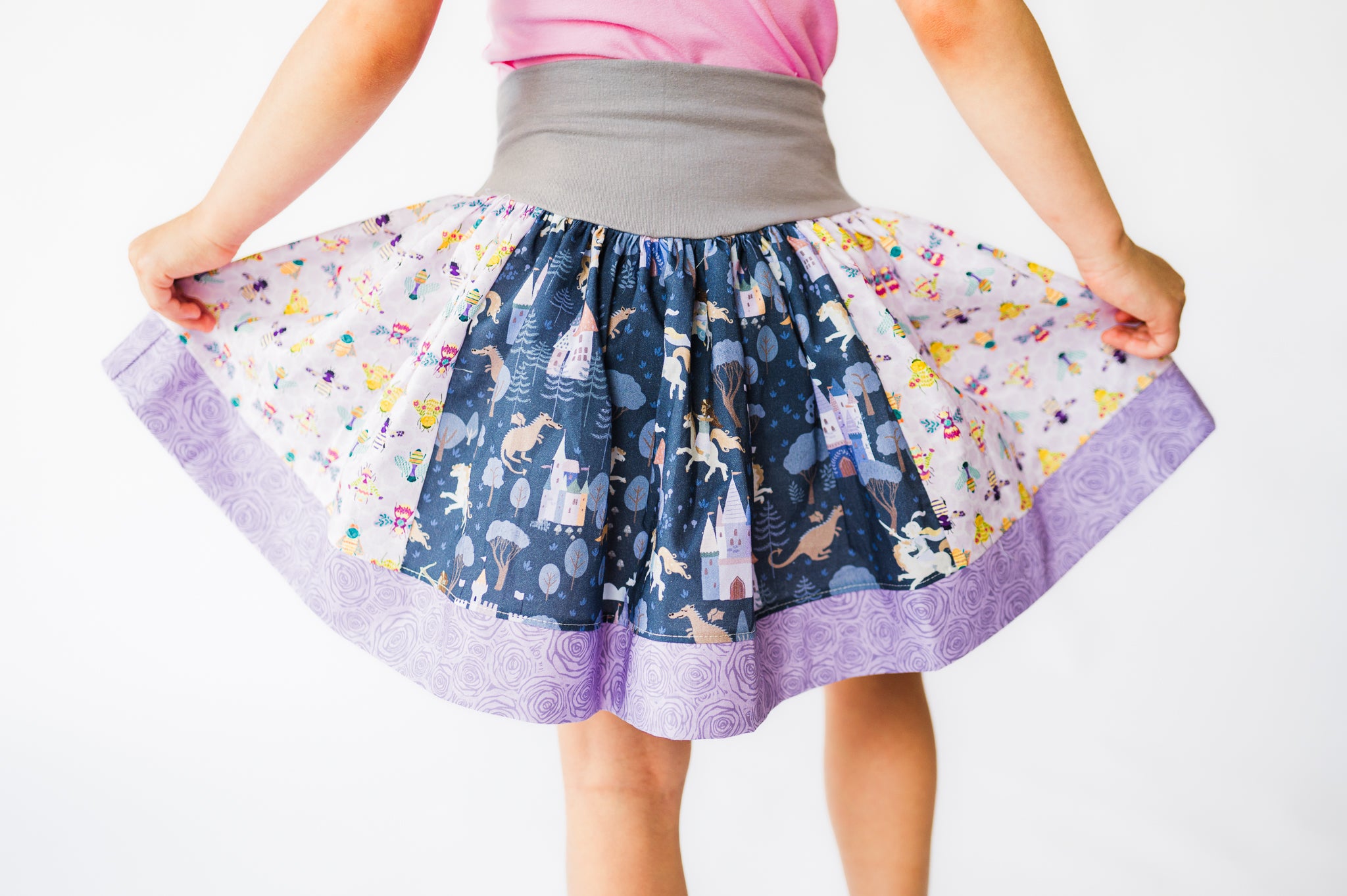 Dragons And Castles Twirl Skirt