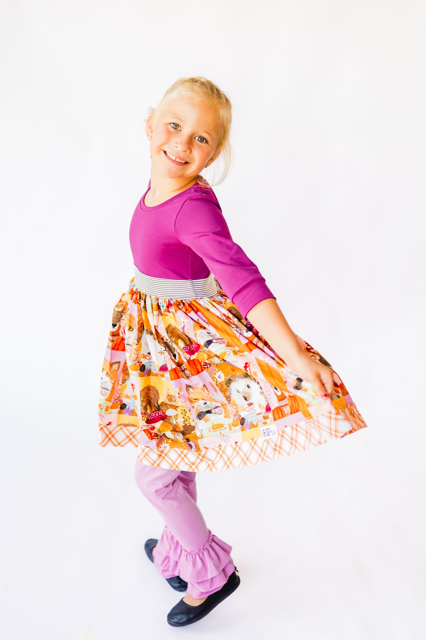 Harvest Picnic Sarah 3/4 Dress (Ships in 2 weeks)