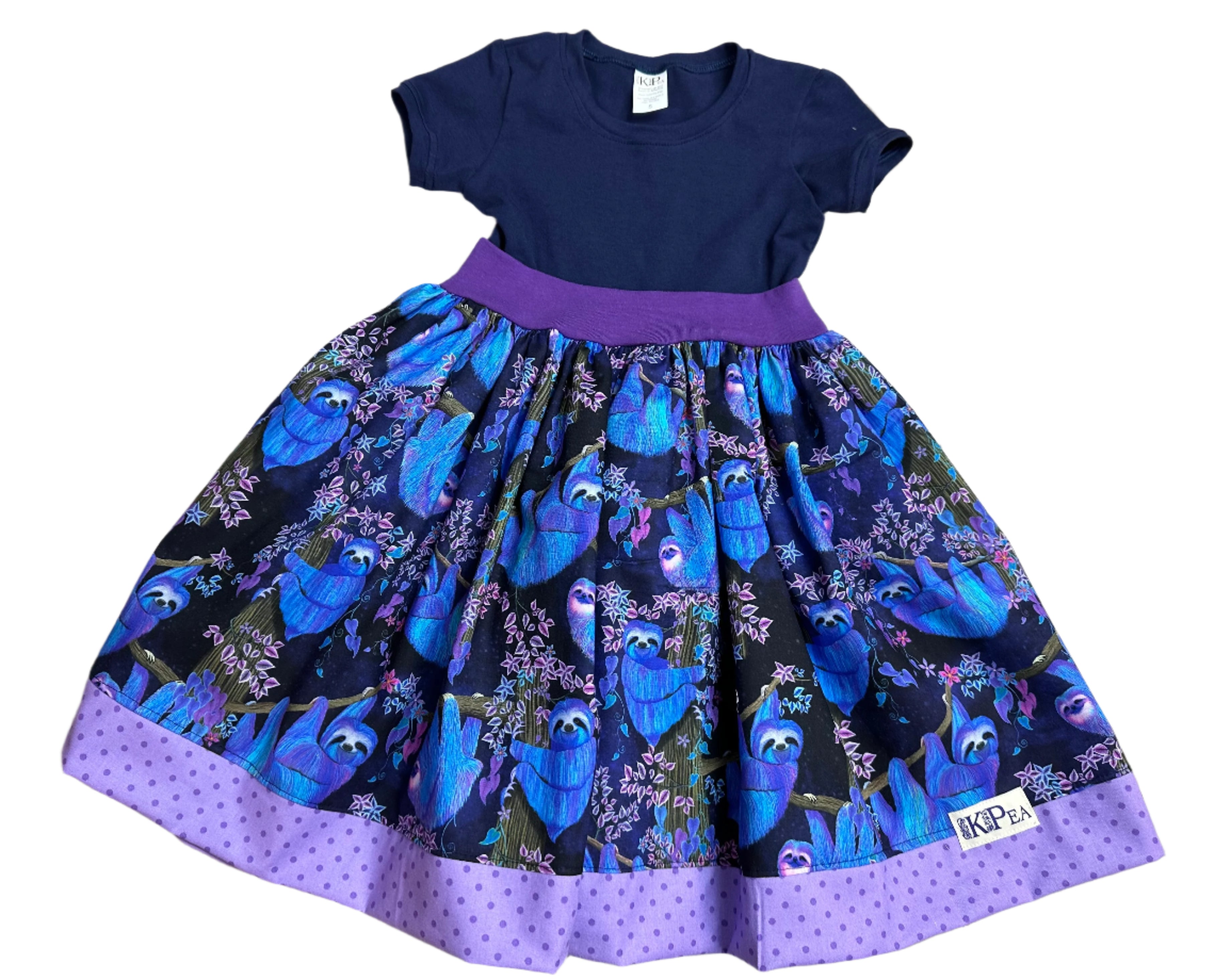 Slothfully Yours Twirl Dress (Ships in 2 Weeks)