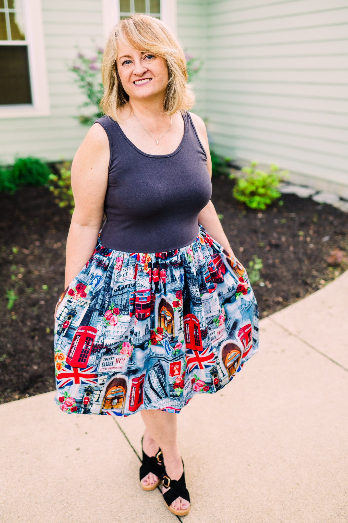 London Bridge Ladies Pocket dress (ships in 2 weeks)