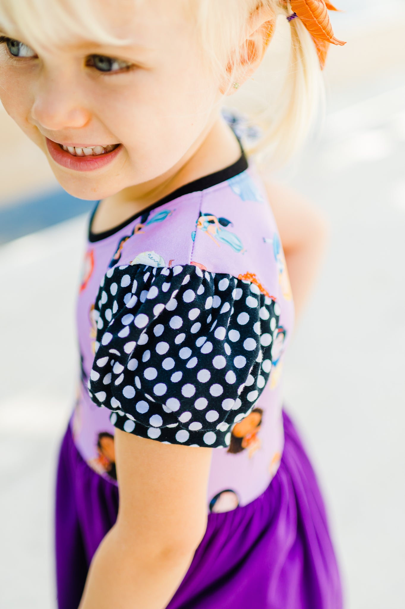 Royal Puff Lap Dress