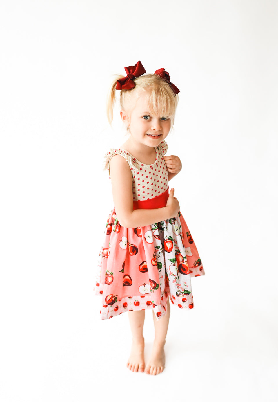 Apple Blossom Twirl Dress (ships in 2 weeks)