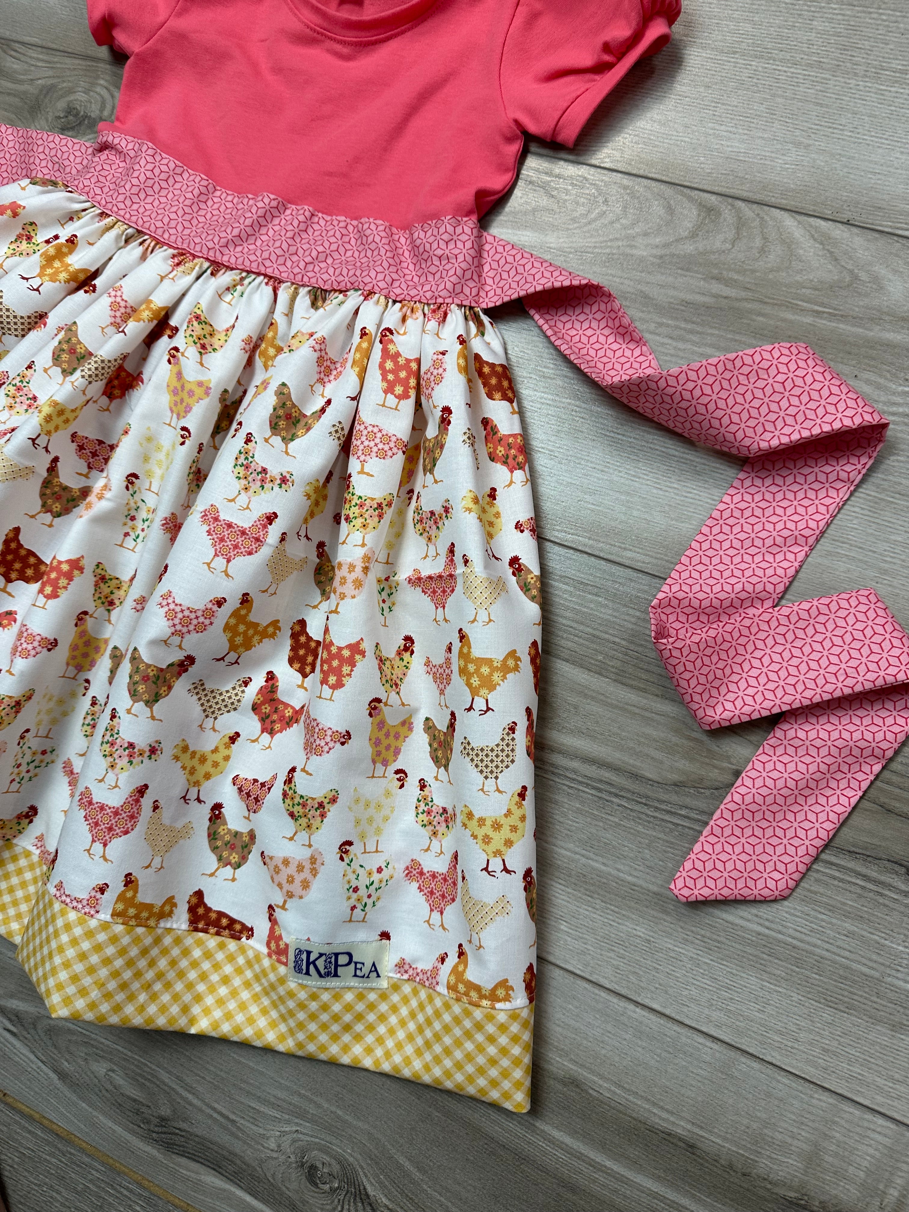 Chicks in the Coop Twirl dress (ships in 2 weeks)