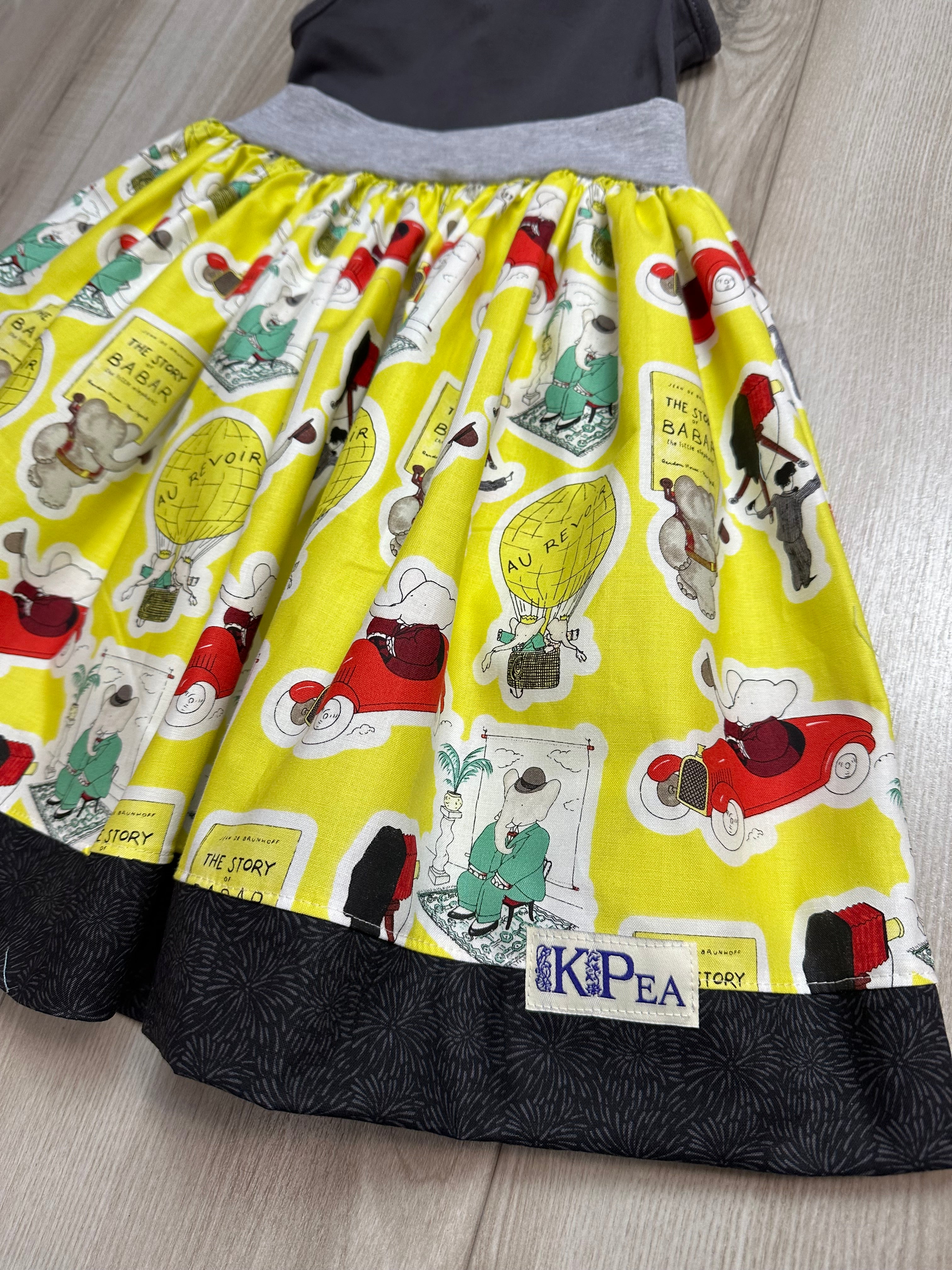 Elephant Friend Twirl Dress (Ships in 2 Weeks)