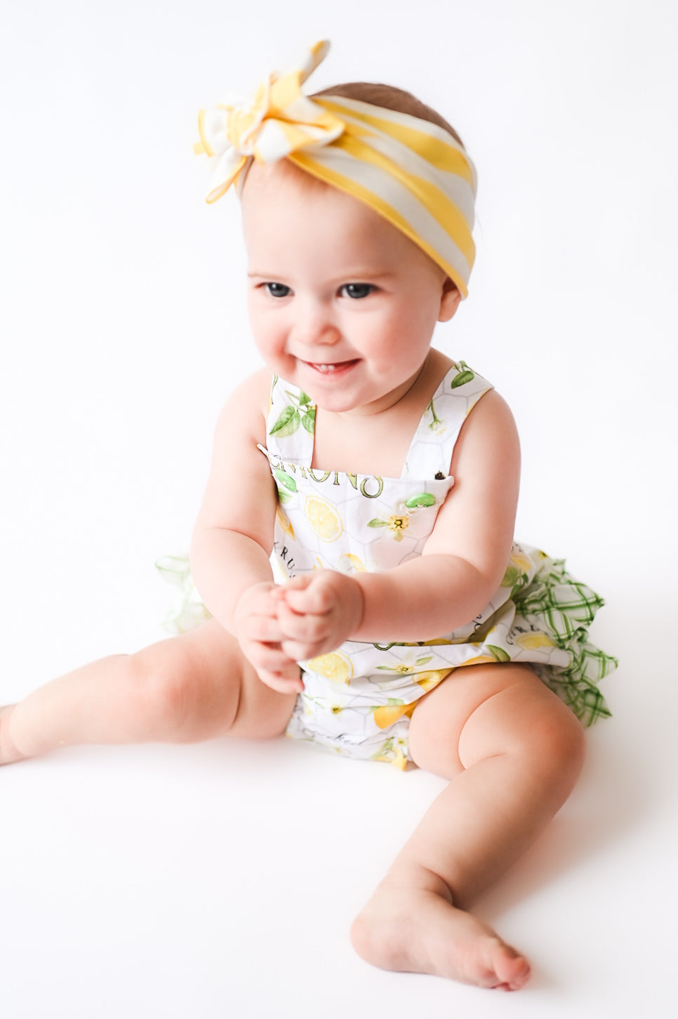 Lemon Pie Bubble Romper