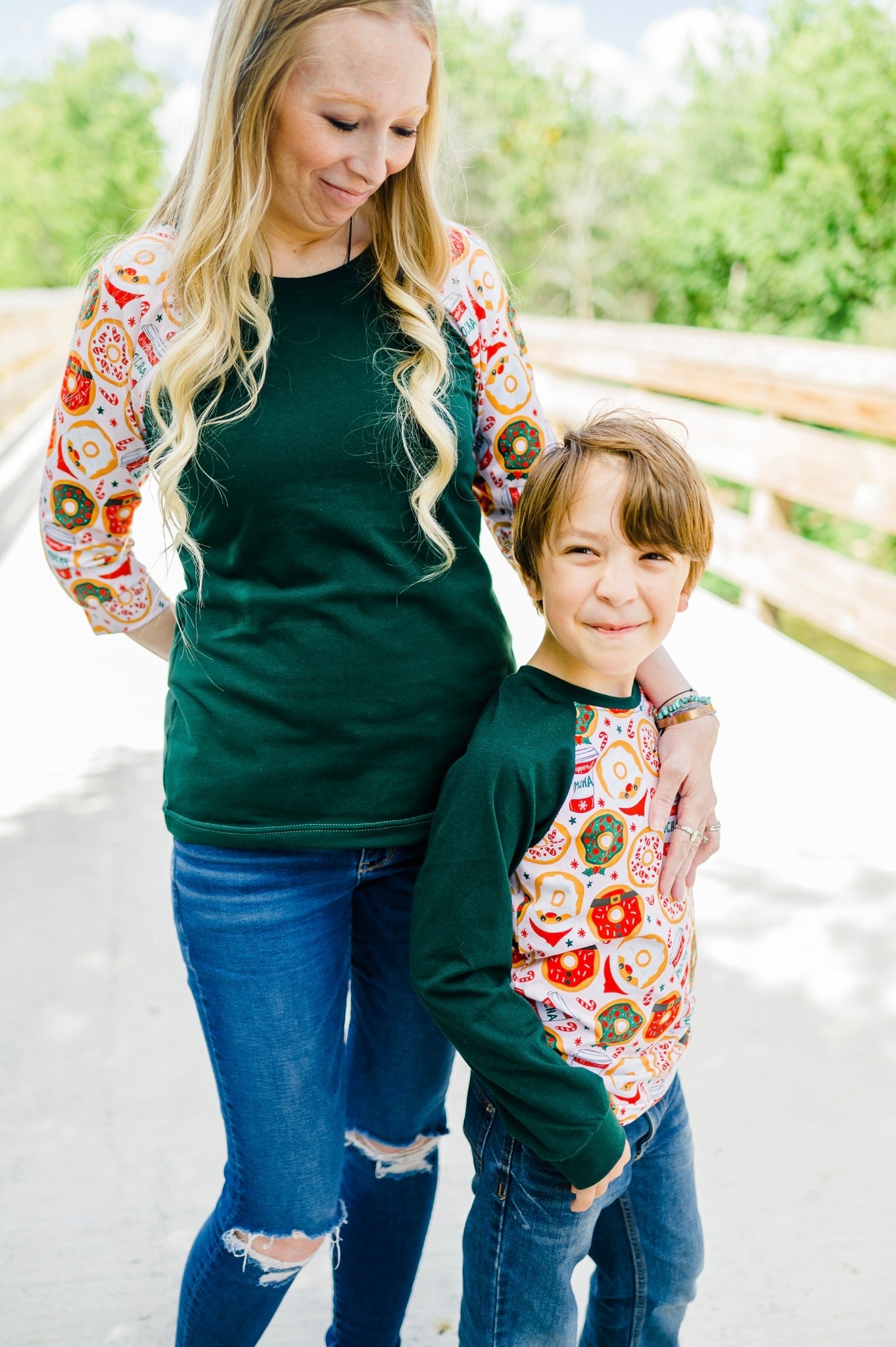 Christmas Treats 3/4 sleeve Lap Dress (ships in 2 weeks)