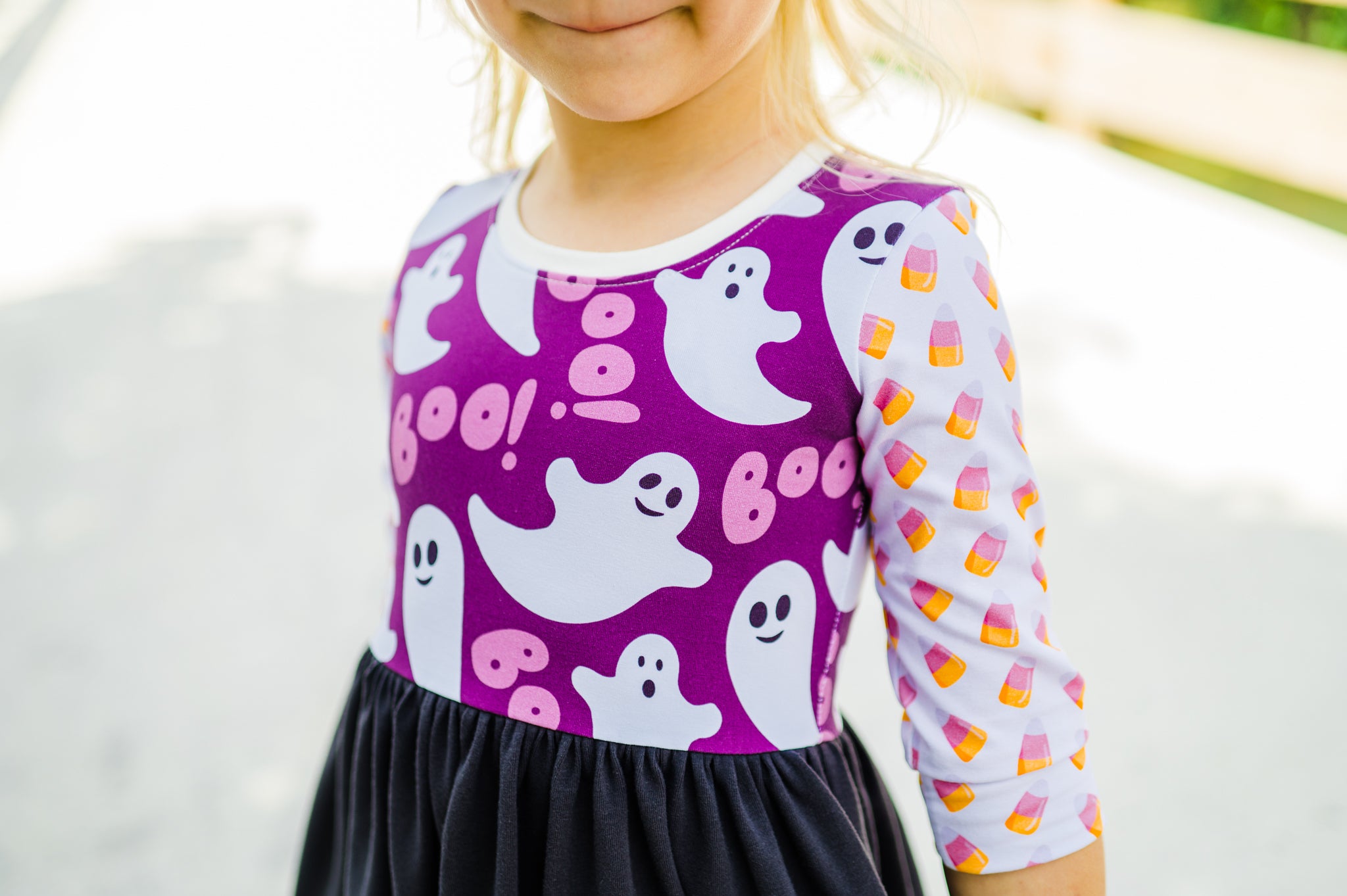 Friendly Ghost 3/4 Lap Dress