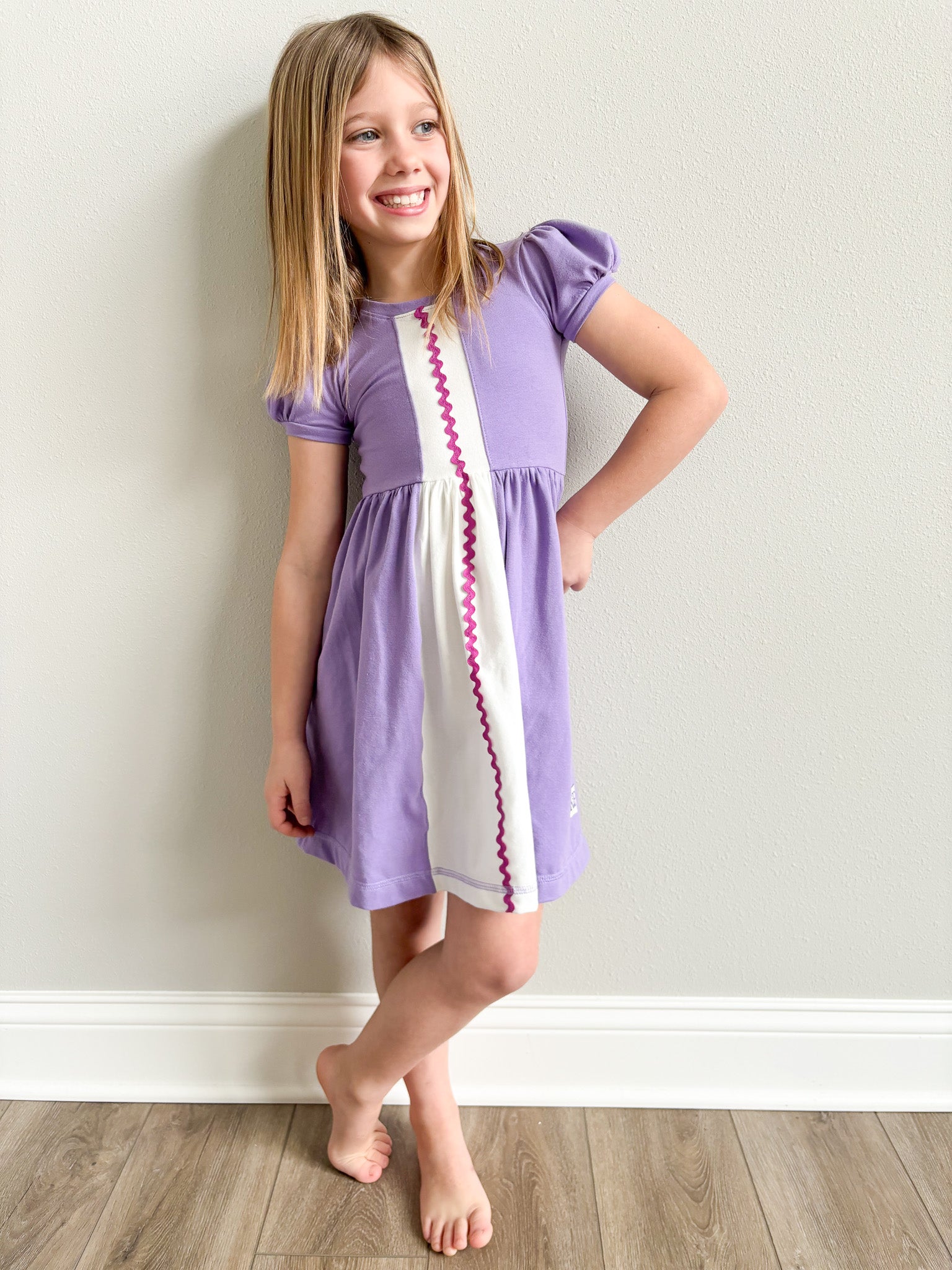Rapunzel Puff Sleeve Lap Dress (ships in 2 weeks)