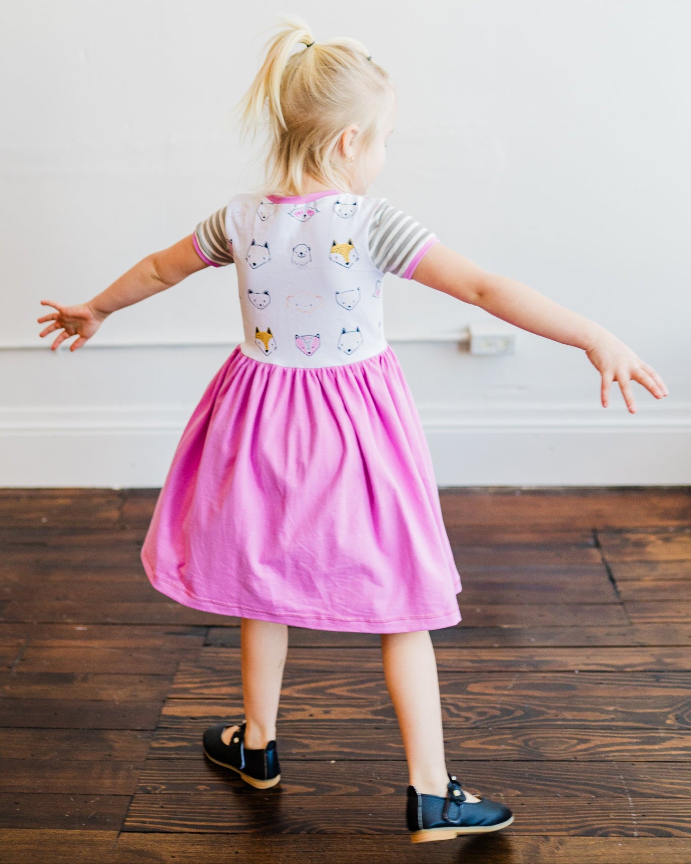 Woodland Creatures Lap Dress (ships in 2 weeks)