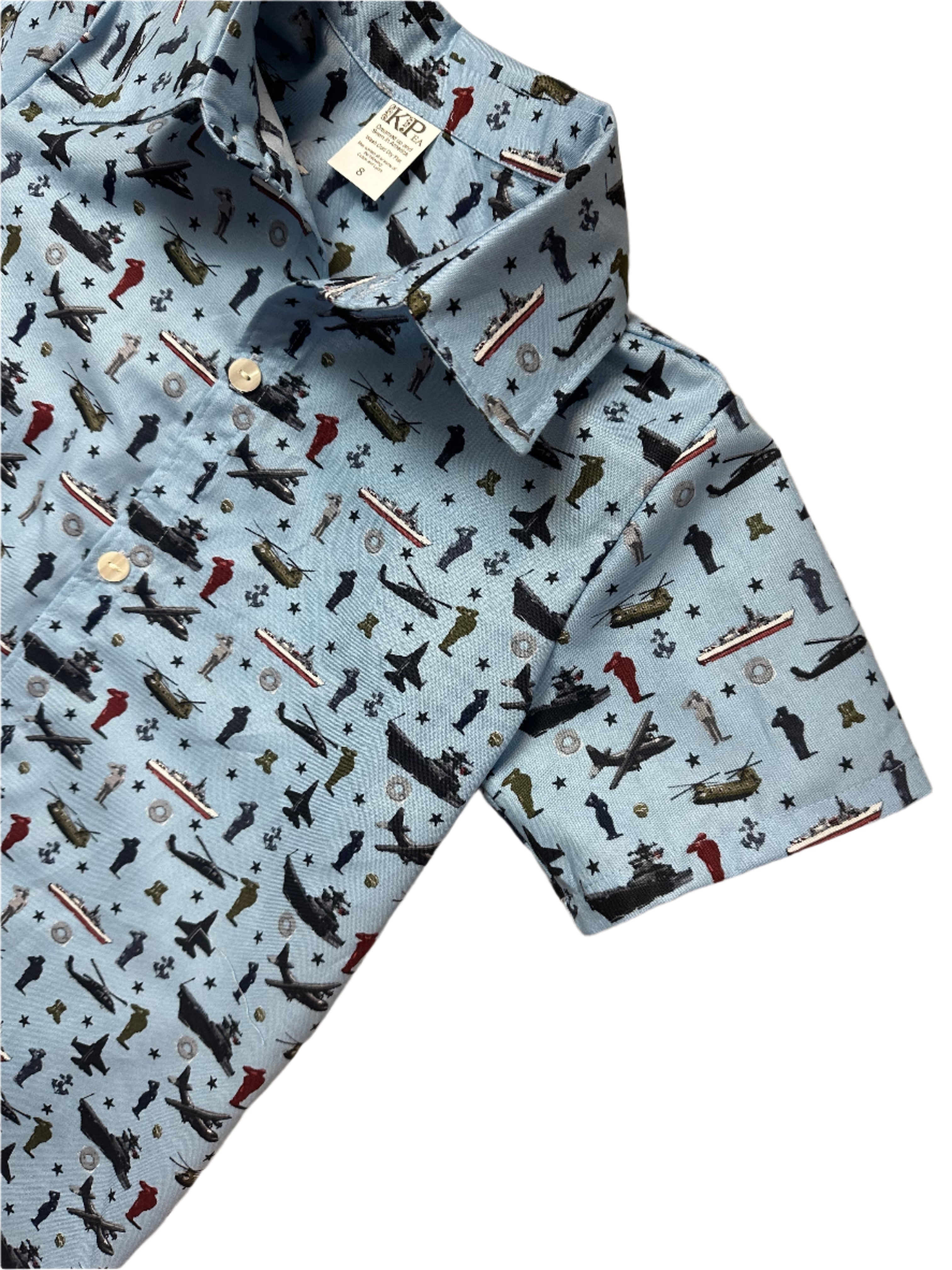 Aim High Oxford Button Up Shirt (SHIPS IN 2 WEEKS)