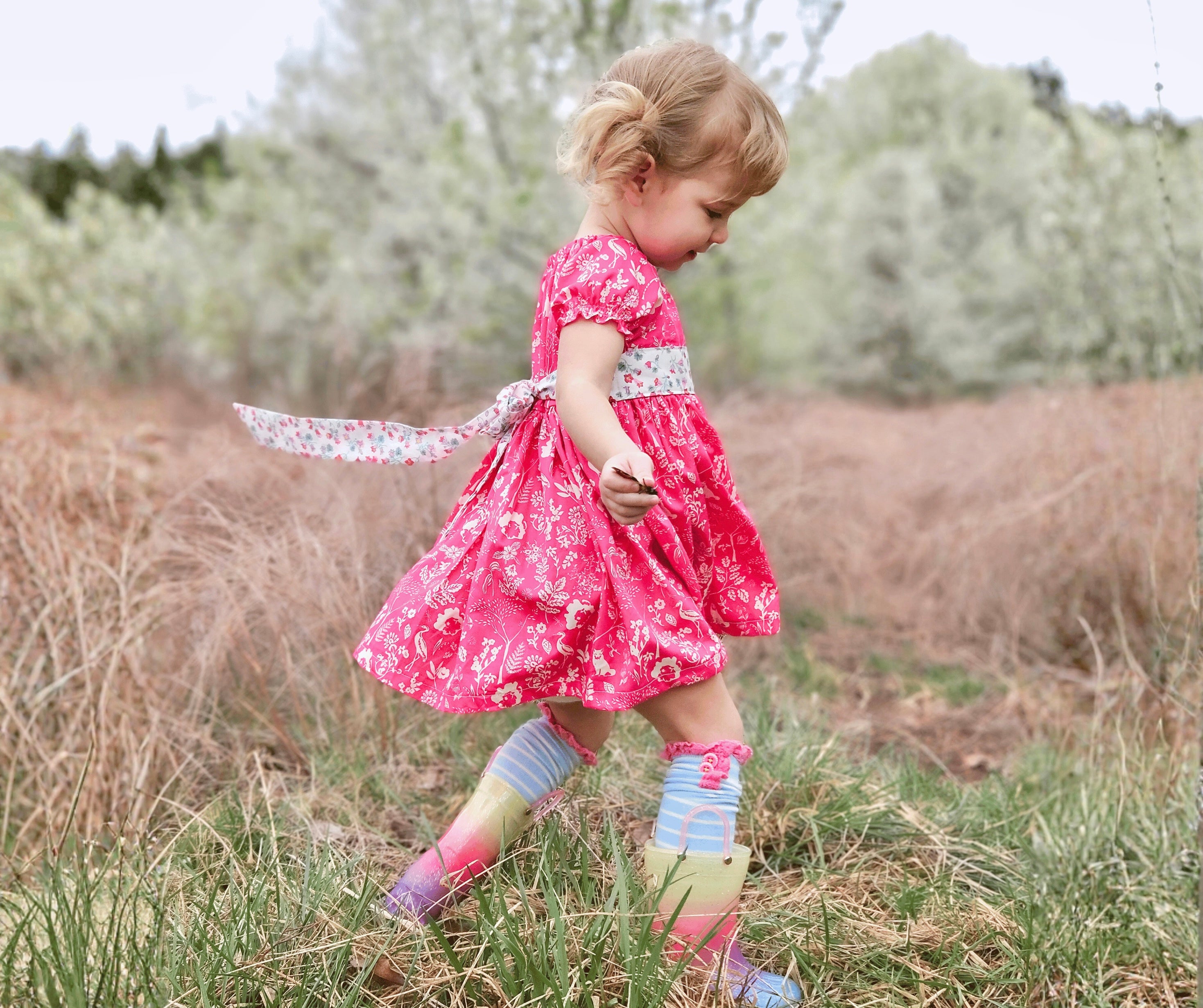 Secret Meadow Peasant Dress (ships in 2 weeks)