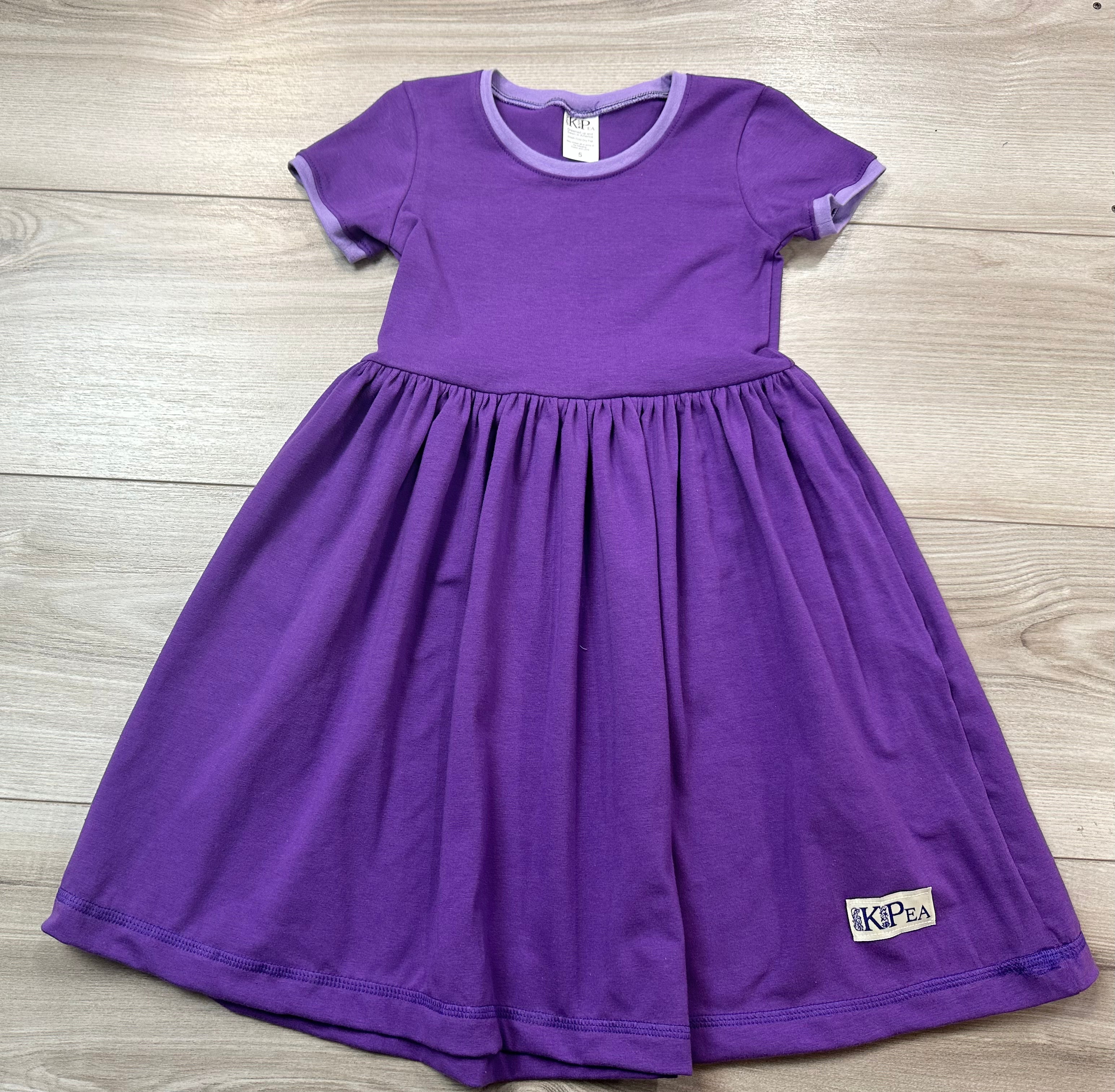 Grape Jelly Cap Lap Dress (ships in 2 weeks)