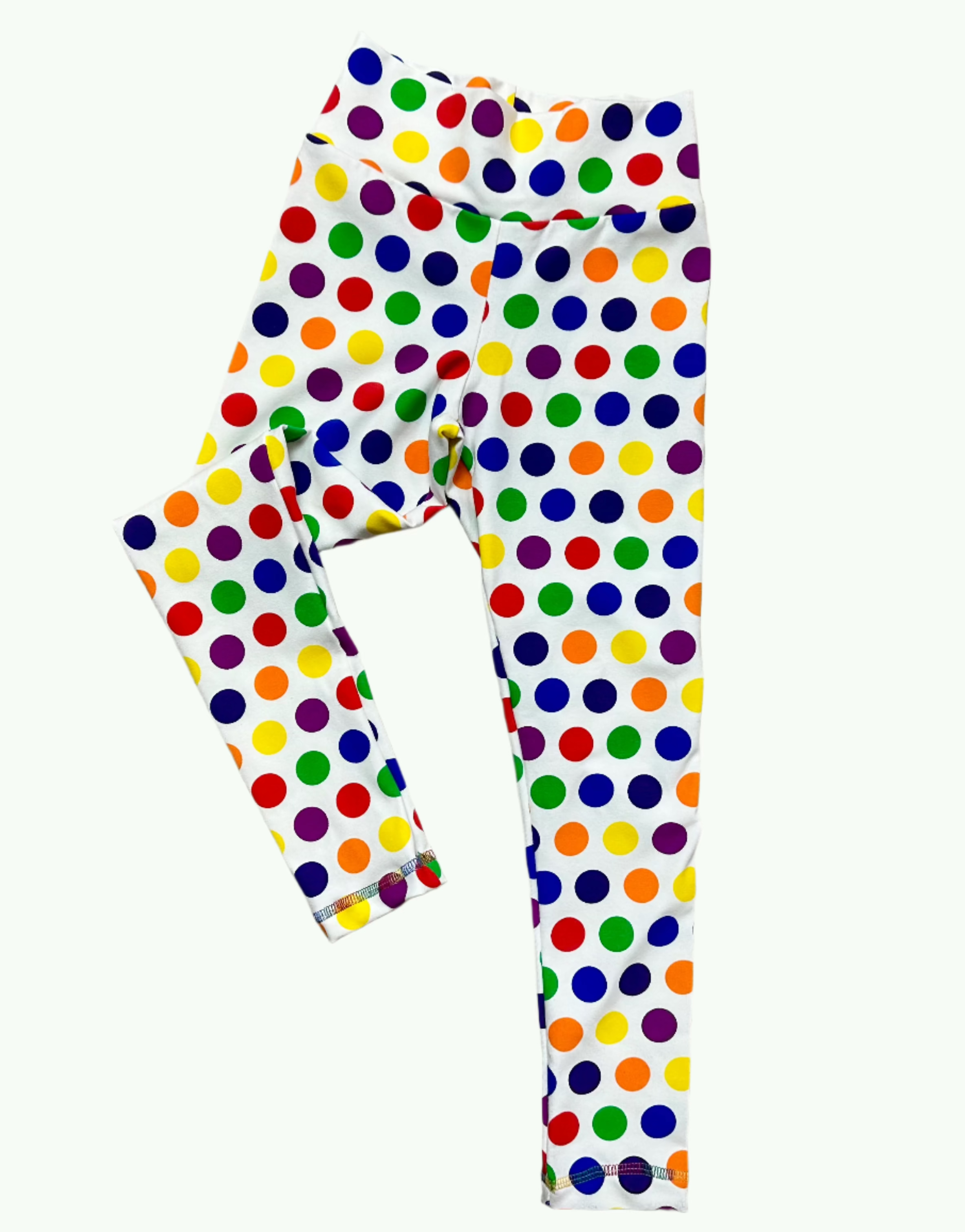 Candy Button Rainbow Leggings