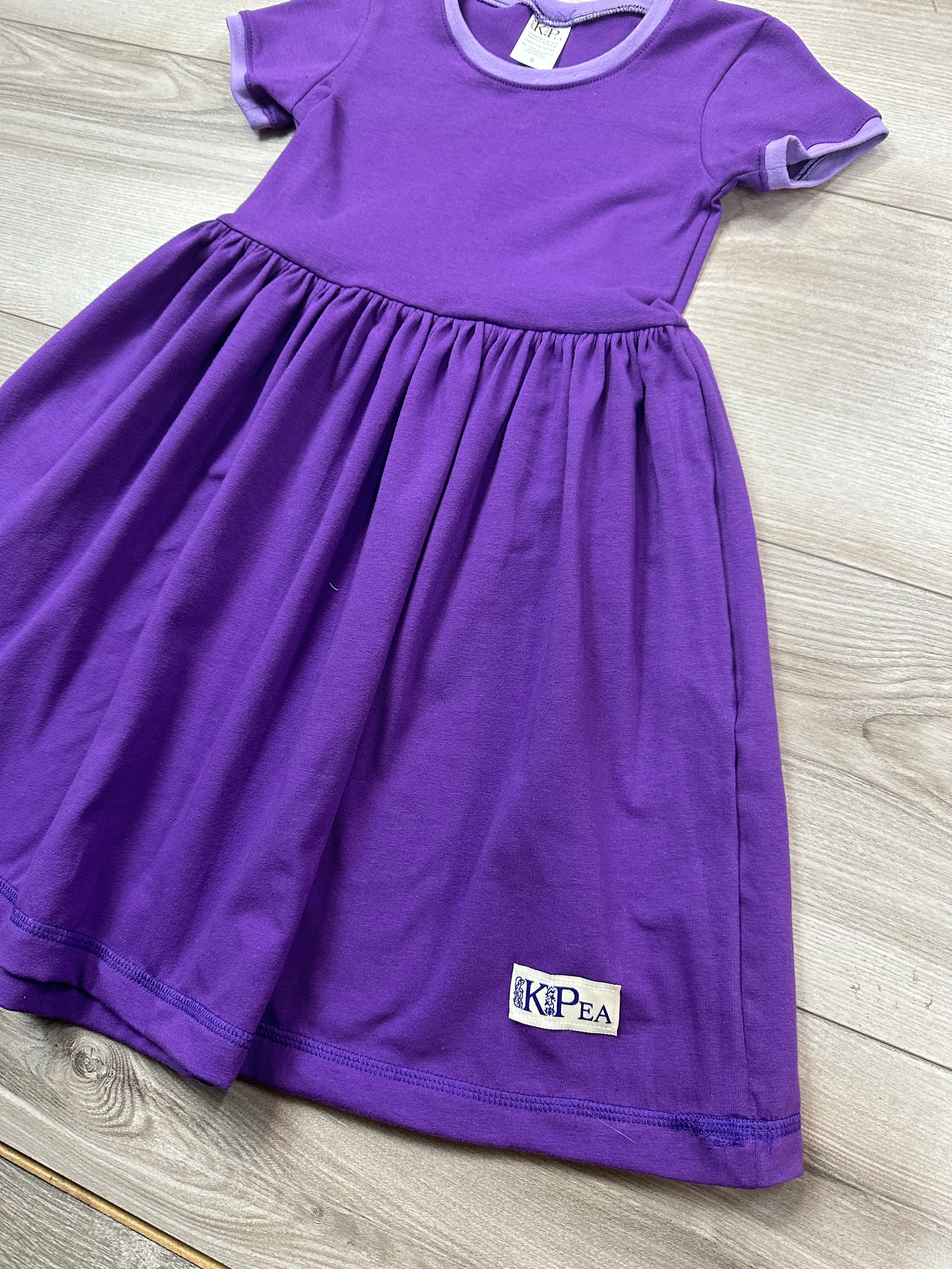 Grape Jelly Cap Lap Dress (ships in 2 weeks)