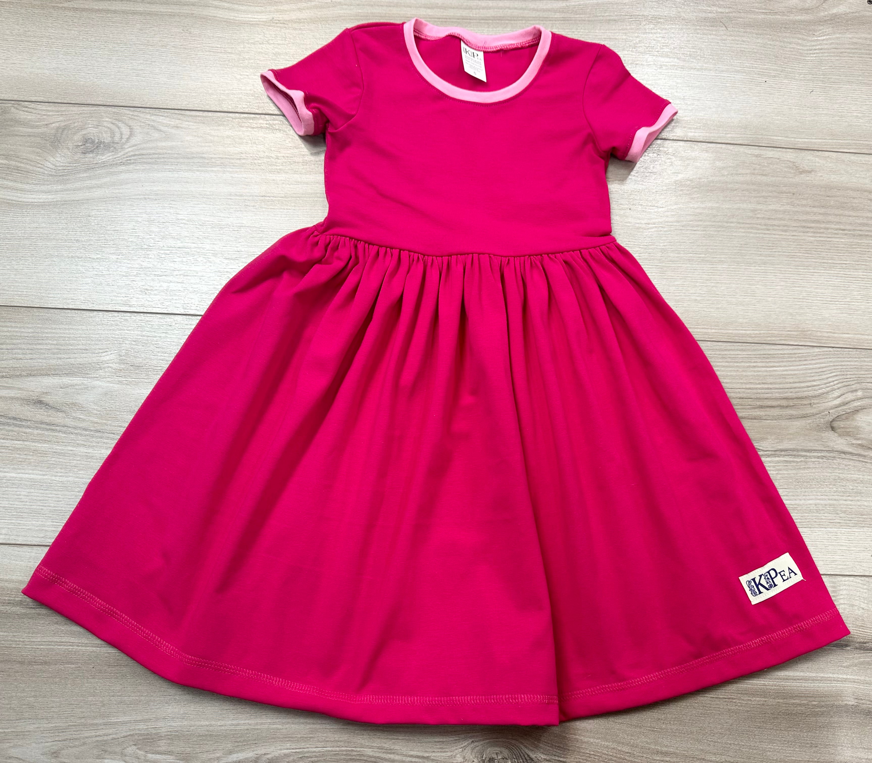 Fuchsia is Fun Cap Lap Dress (ships in 2 weeks)