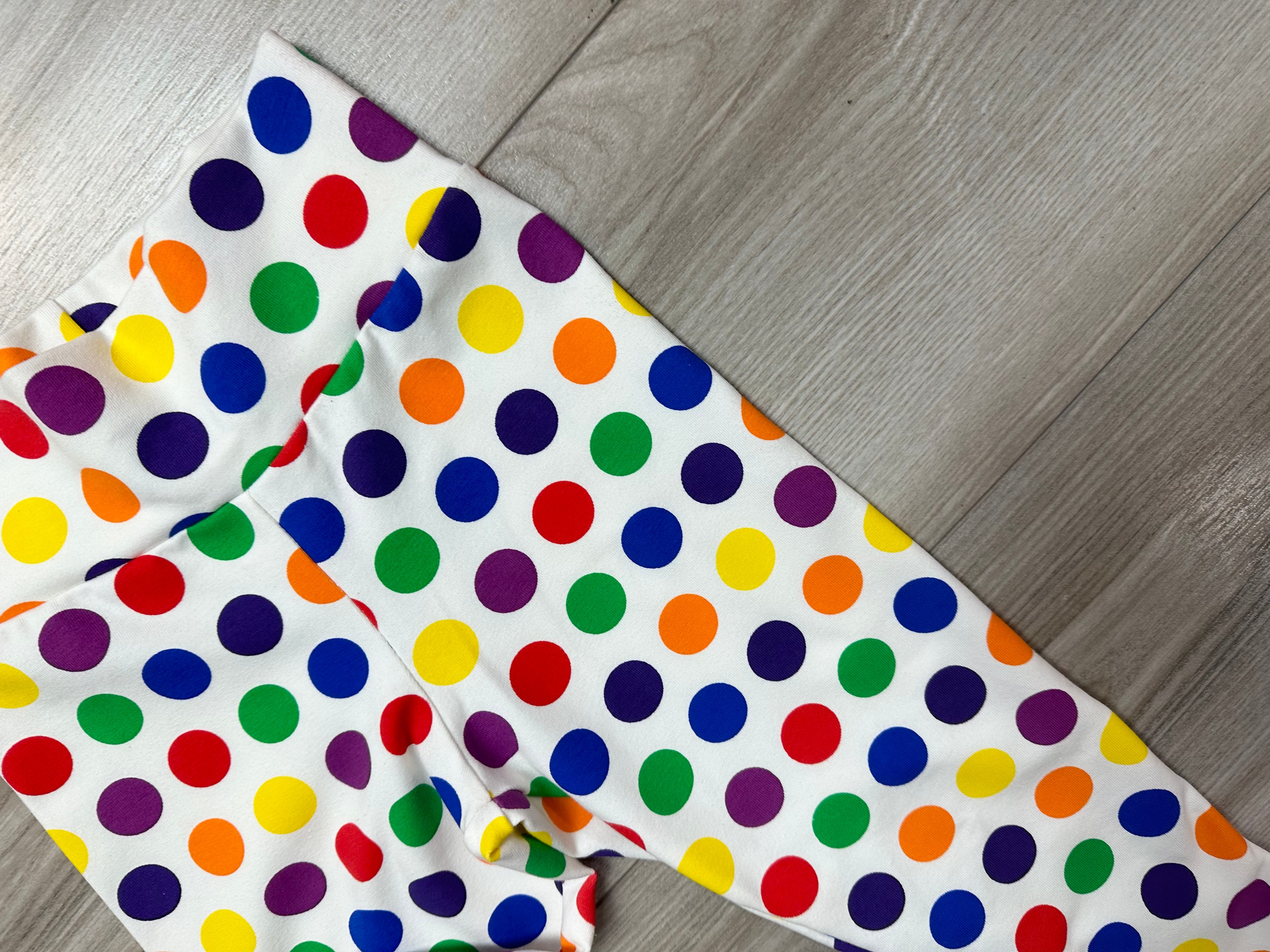 Candy Button Rainbow Leggings