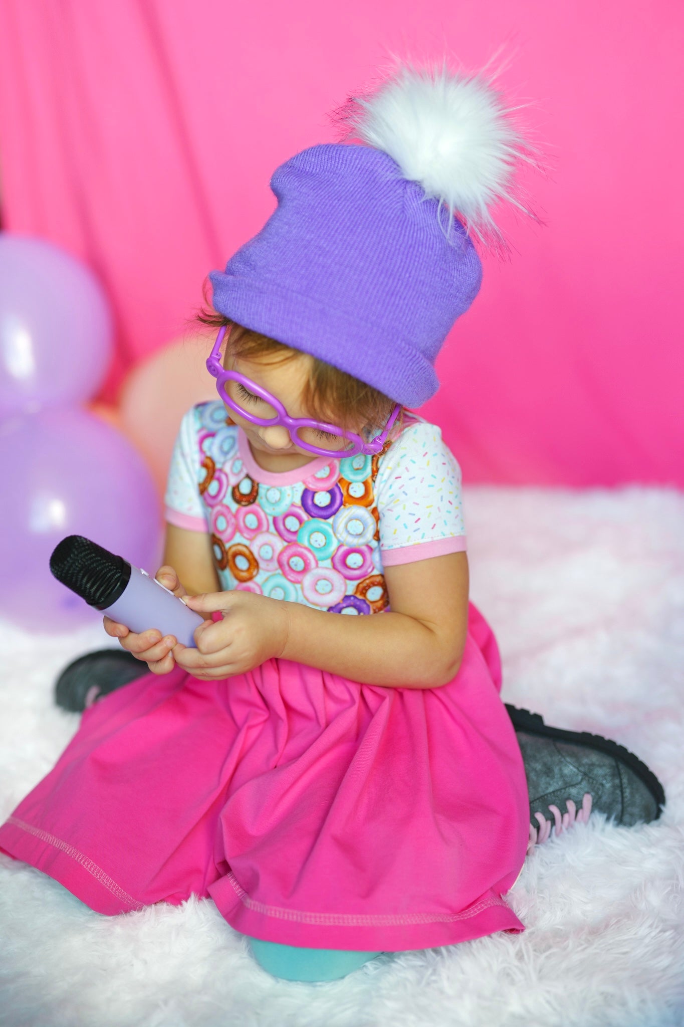 Donut Sprinkles Cap Lap