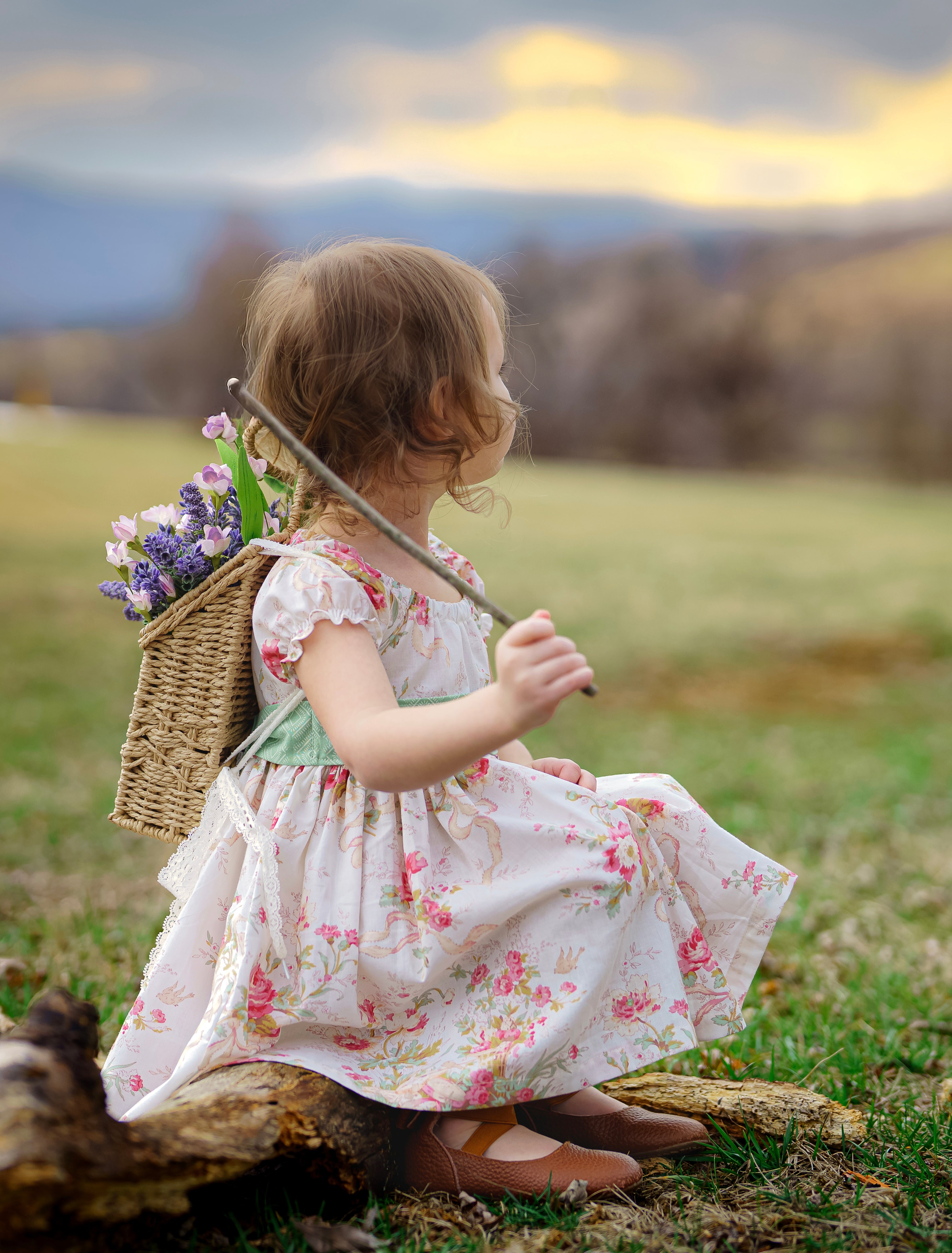 Blush & Bloom Peasant Dress (ships in 2 weeks)