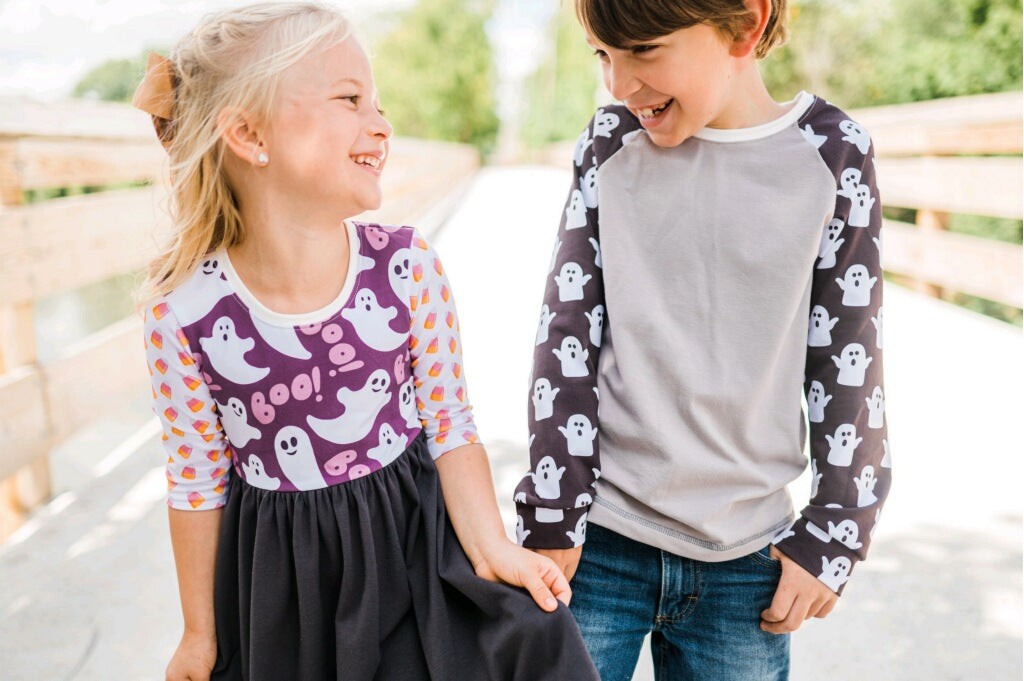 Friendly Ghost 3/4 Lap Dress (ships in 2 weeks)