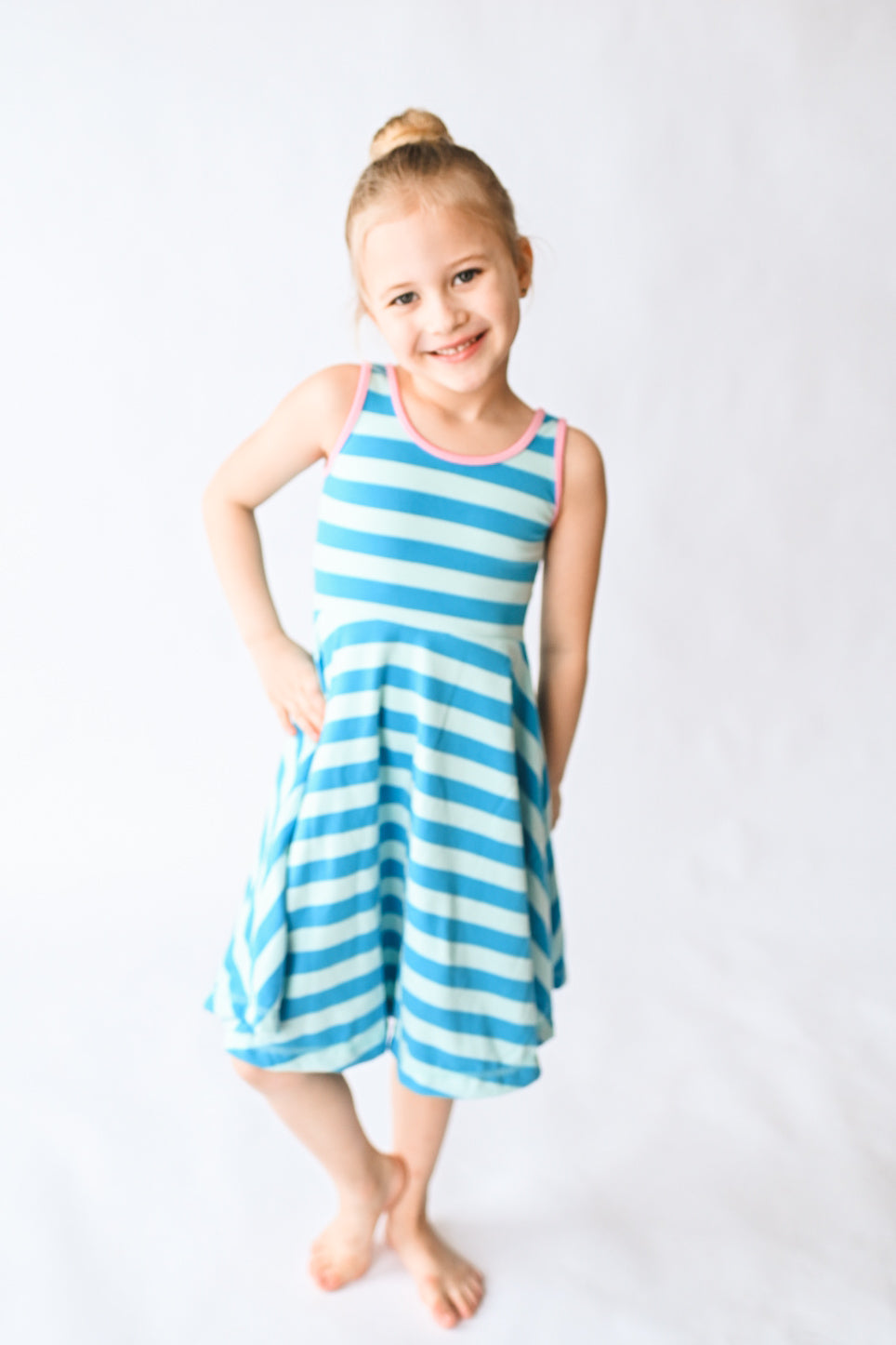 Sour Patch Wide Strap Tank Lap Dress
