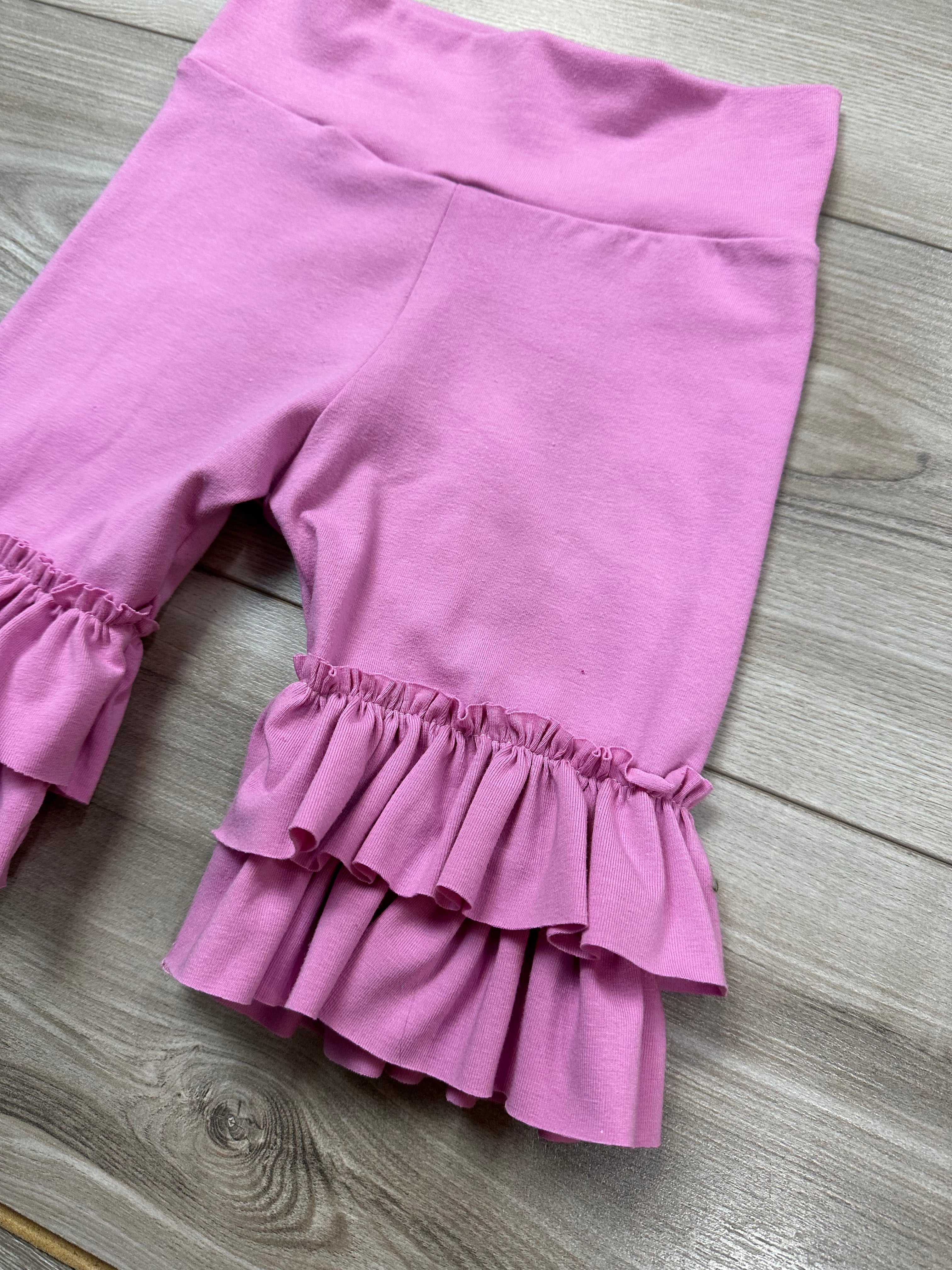 Orchid Ruffle Shorties (ships in 2 weeks)