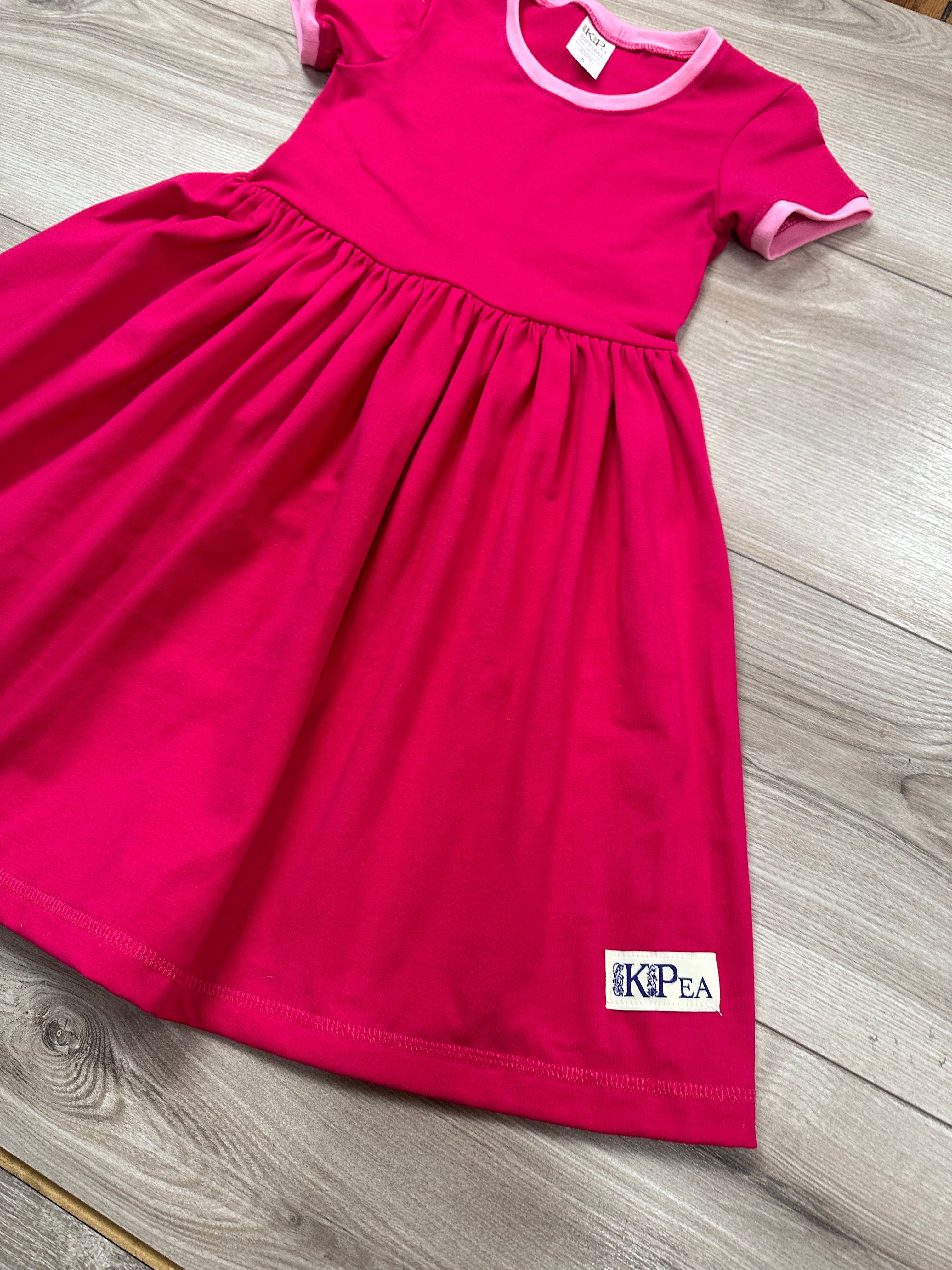 Fuchsia is Fun Cap Lap Dress (ships in 2 weeks)